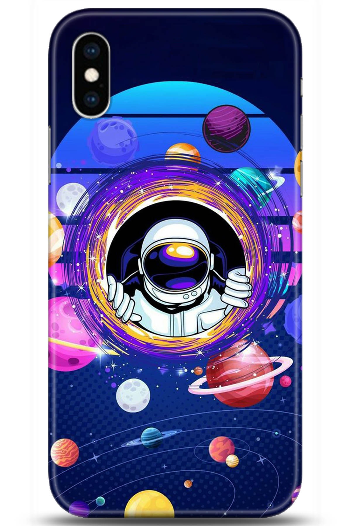 Apple iPhone X Uyumlu Kılıf HD Baskılı Kılıf - Followed Institution 5228