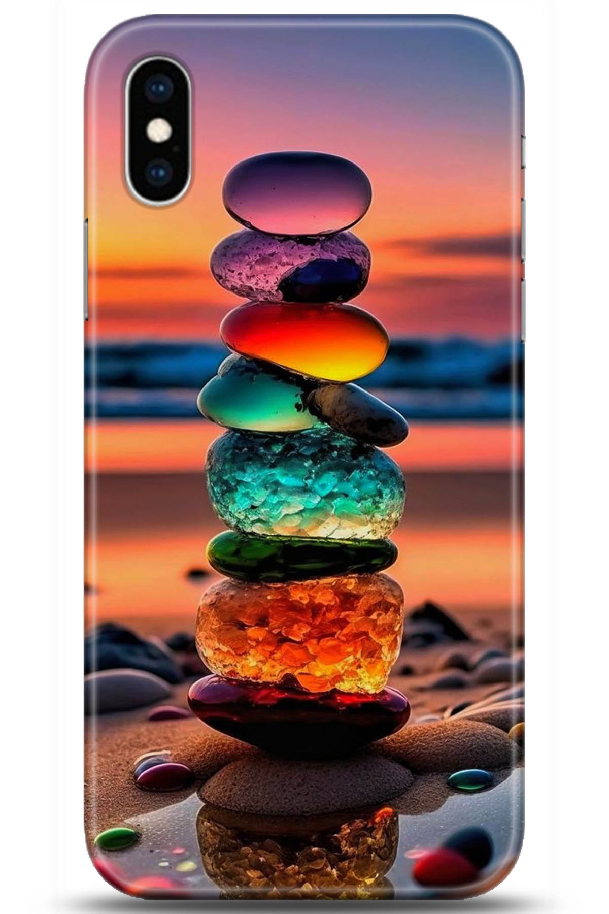 Apple iPhone X Uyumlu Kılıf HD Baskılı Kılıf - Followed Institution 5235