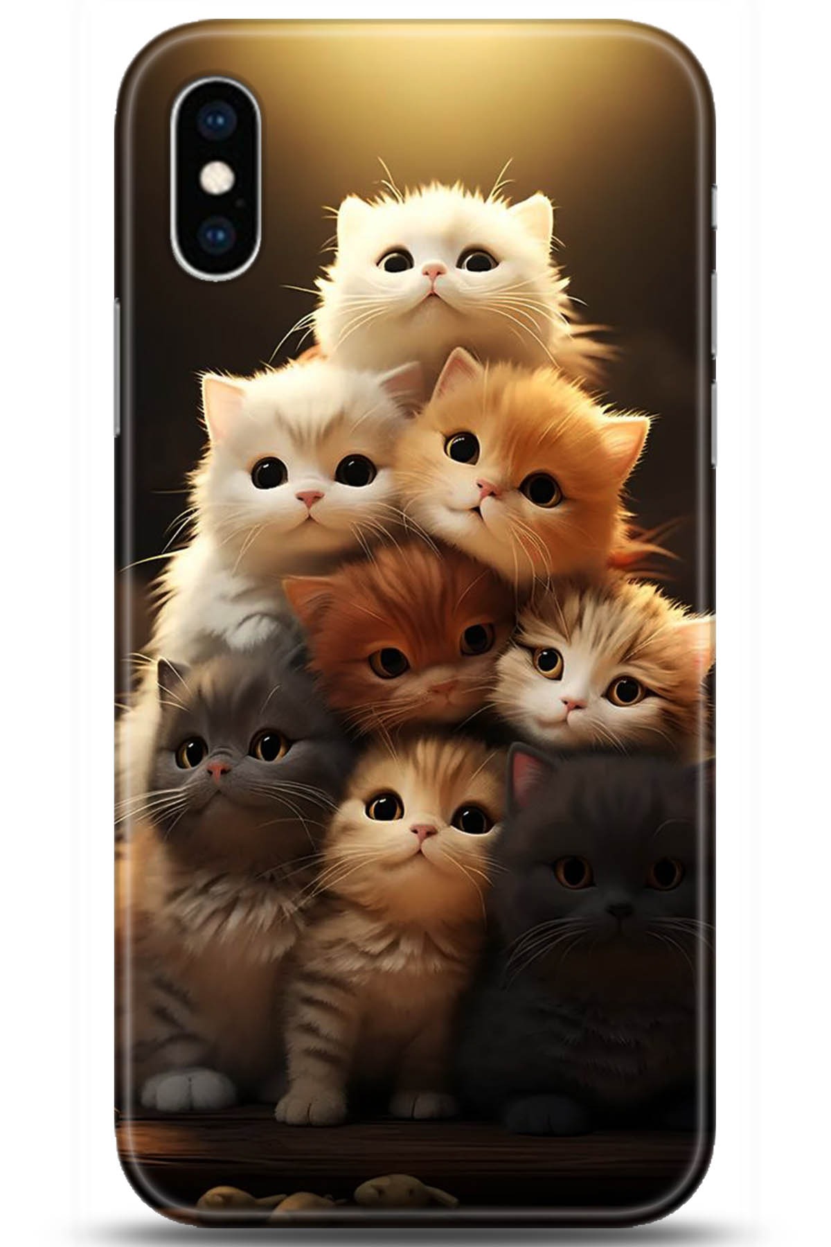 Apple iPhone X Uyumlu Kılıf HD Baskılı Kılıf - Followed Institution 5254