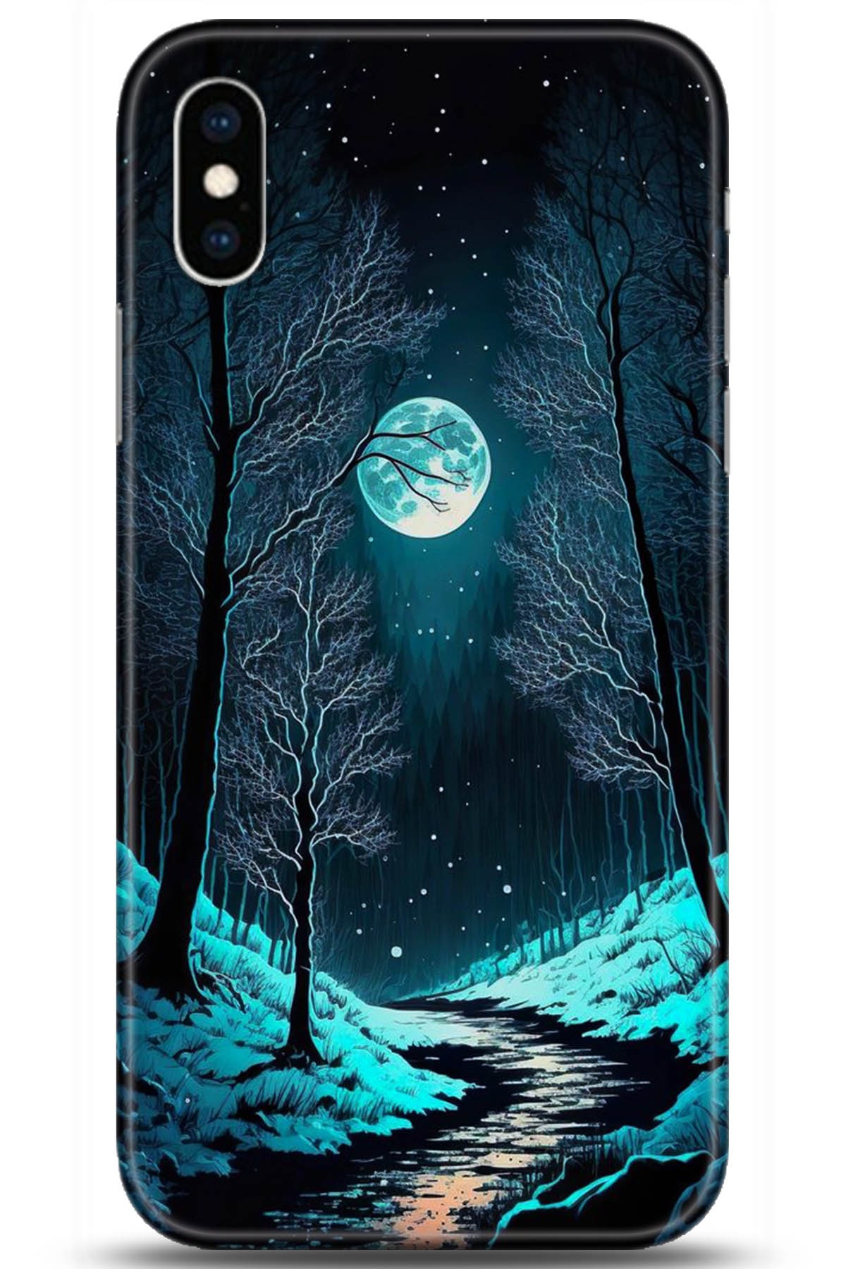 Apple iPhone X Uyumlu Kılıf HD Baskılı Kılıf - Followed Institution 5265