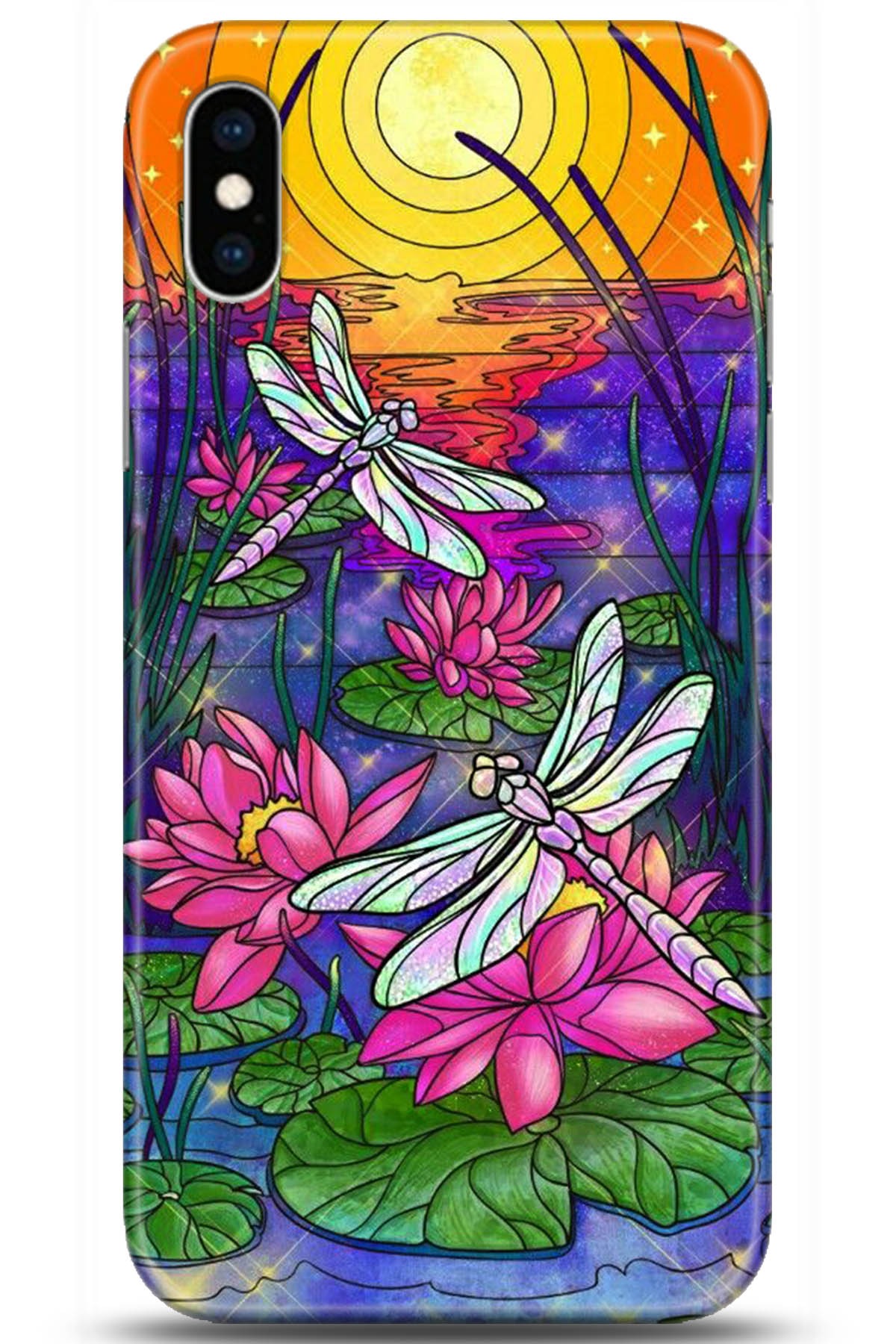 Apple iPhone X Uyumlu Kılıf HD Baskılı Kılıf - Followed Institution 5274