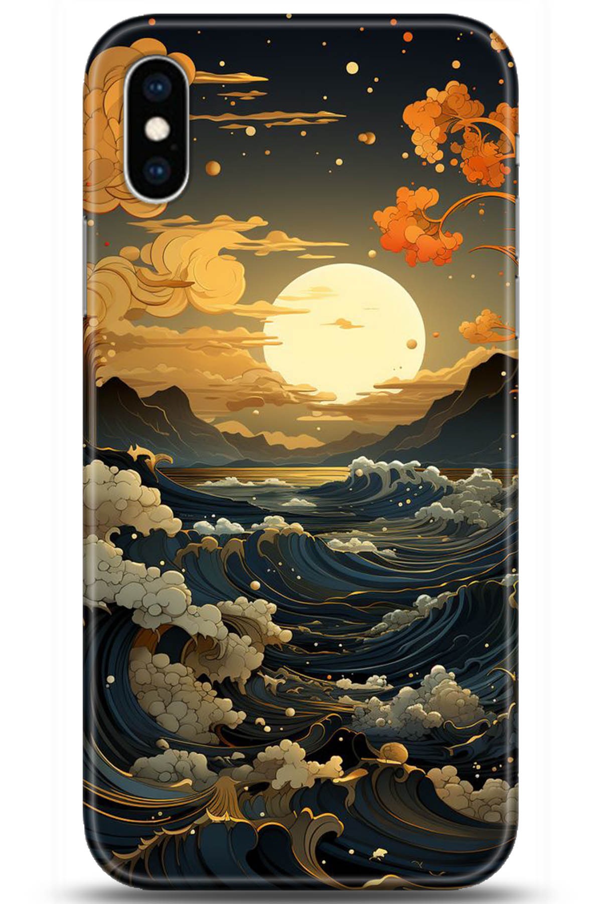 Apple iPhone X Uyumlu Kılıf HD Baskılı Kılıf - Followed Institution 5278