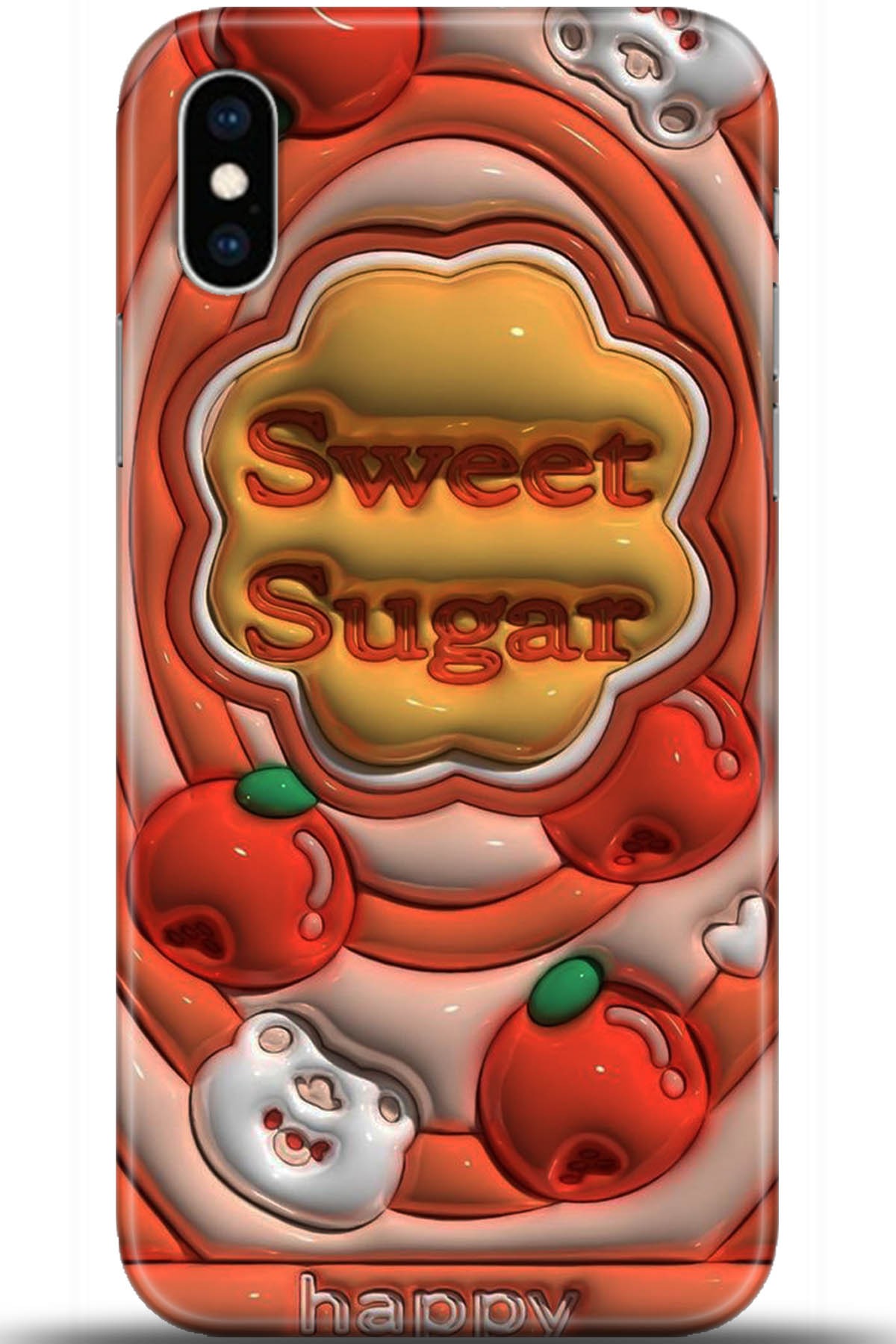 Apple iPhone X Uyumlu Kılıf HD Baskılı Kılıf - Followed Institution 5392