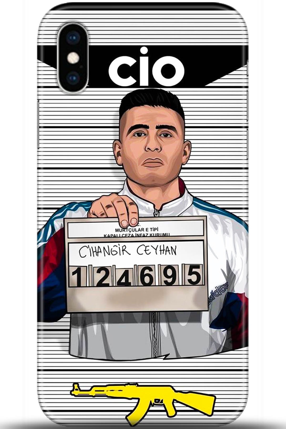 Apple iPhone X Uyumlu Kılıf HD Baskılı Kılıf - Followed Institution 5411