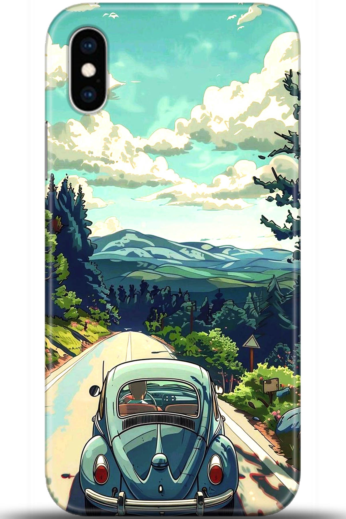 Apple iPhone X Uyumlu Kılıf HD Baskılı Kılıf - Followed Institution 5563