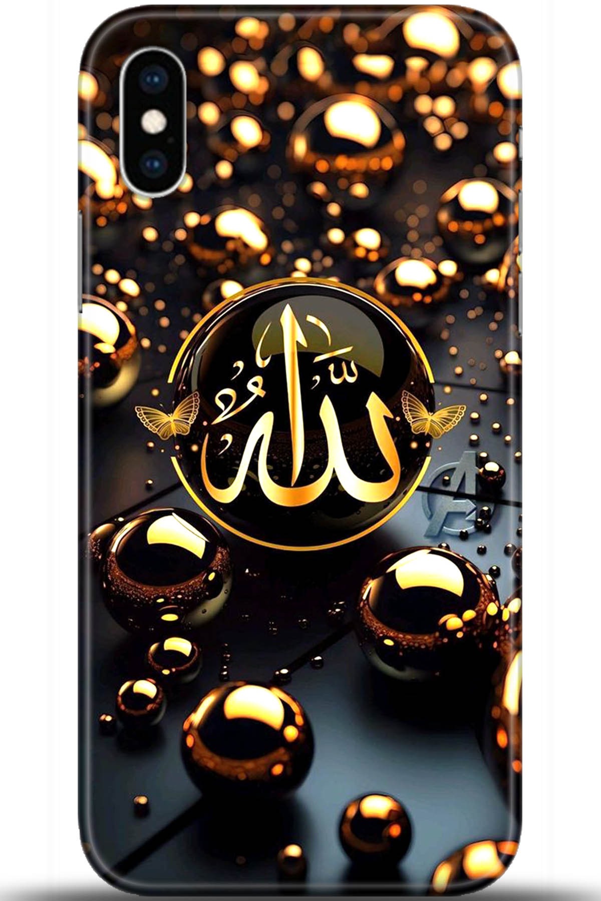 Apple iPhone X Uyumlu Kılıf HD Baskılı Kılıf - Followed Institution 5613