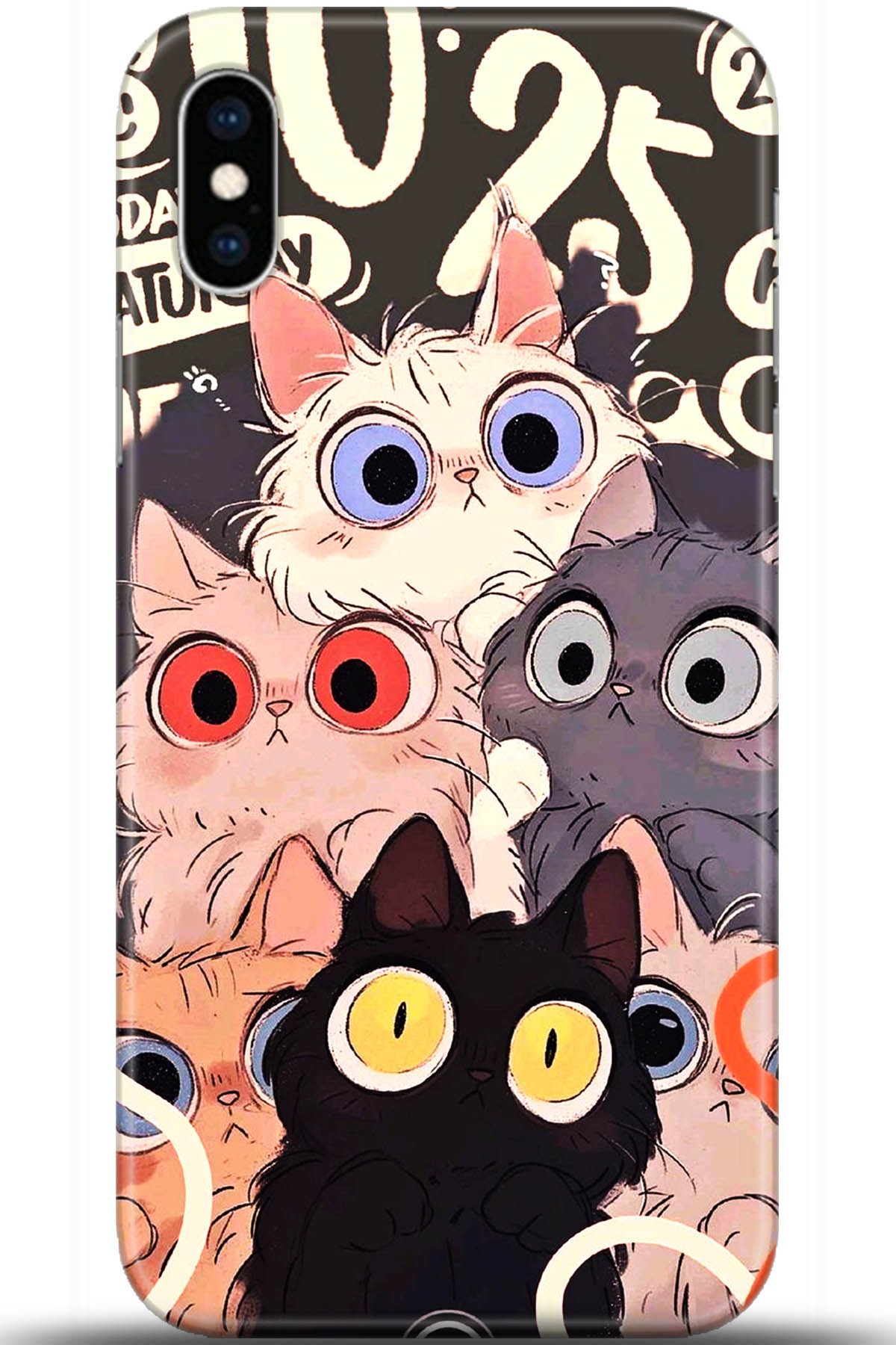 Apple iPhone X Uyumlu Kılıf HD Baskılı Kılıf - Followed Institution 5641