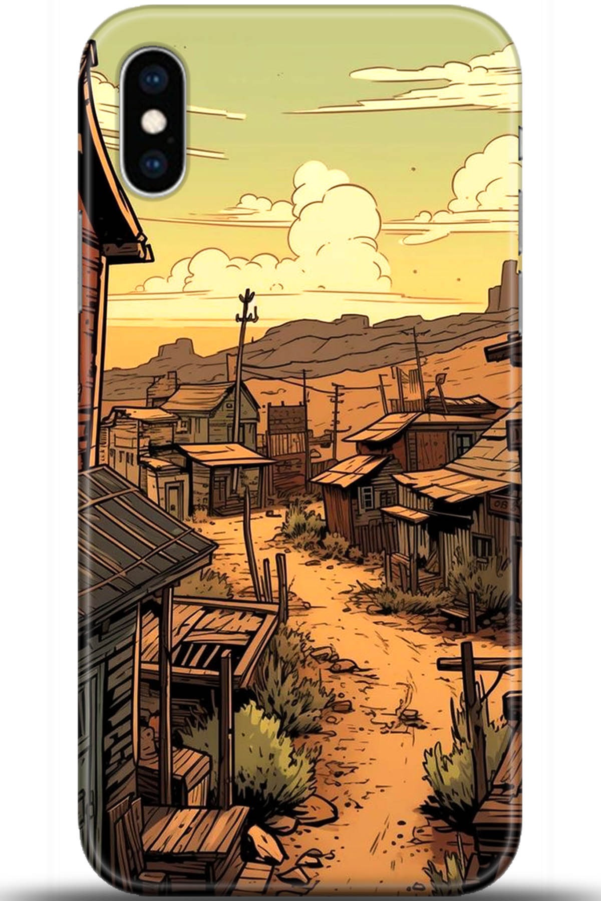 Apple iPhone X Uyumlu Kılıf HD Baskılı Kılıf - Followed Institution 5676