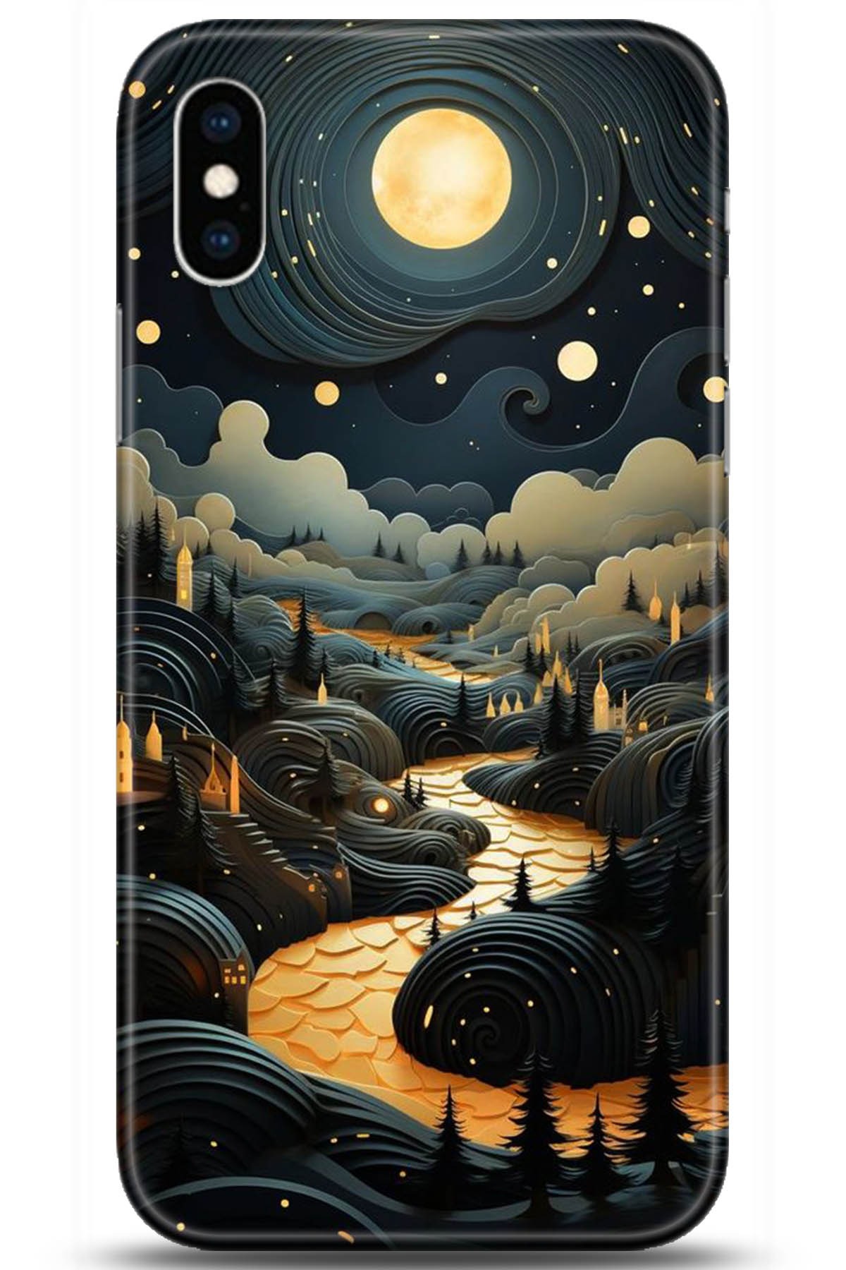 Apple iPhone XS Uyumlu Kılıf HD Baskılı Kılıf - Followed Institution 5268