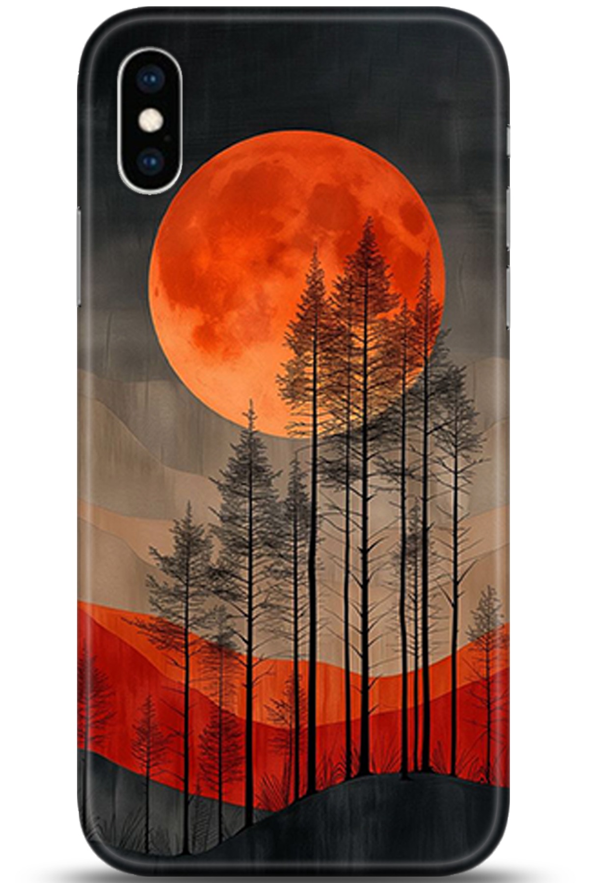 Apple iPhone XS Uyumlu Kılıf HD Baskılı Kılıf - Followed Institution 5370