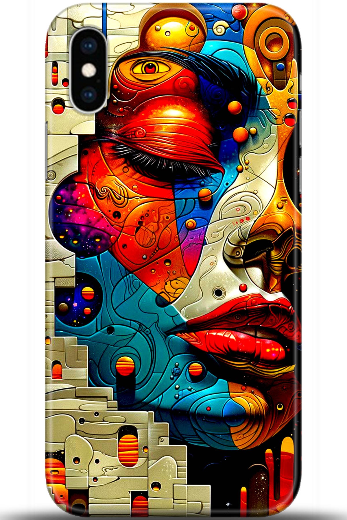 Apple iPhone XS Uyumlu Kılıf HD Baskılı Kılıf - Followed Institution 5422