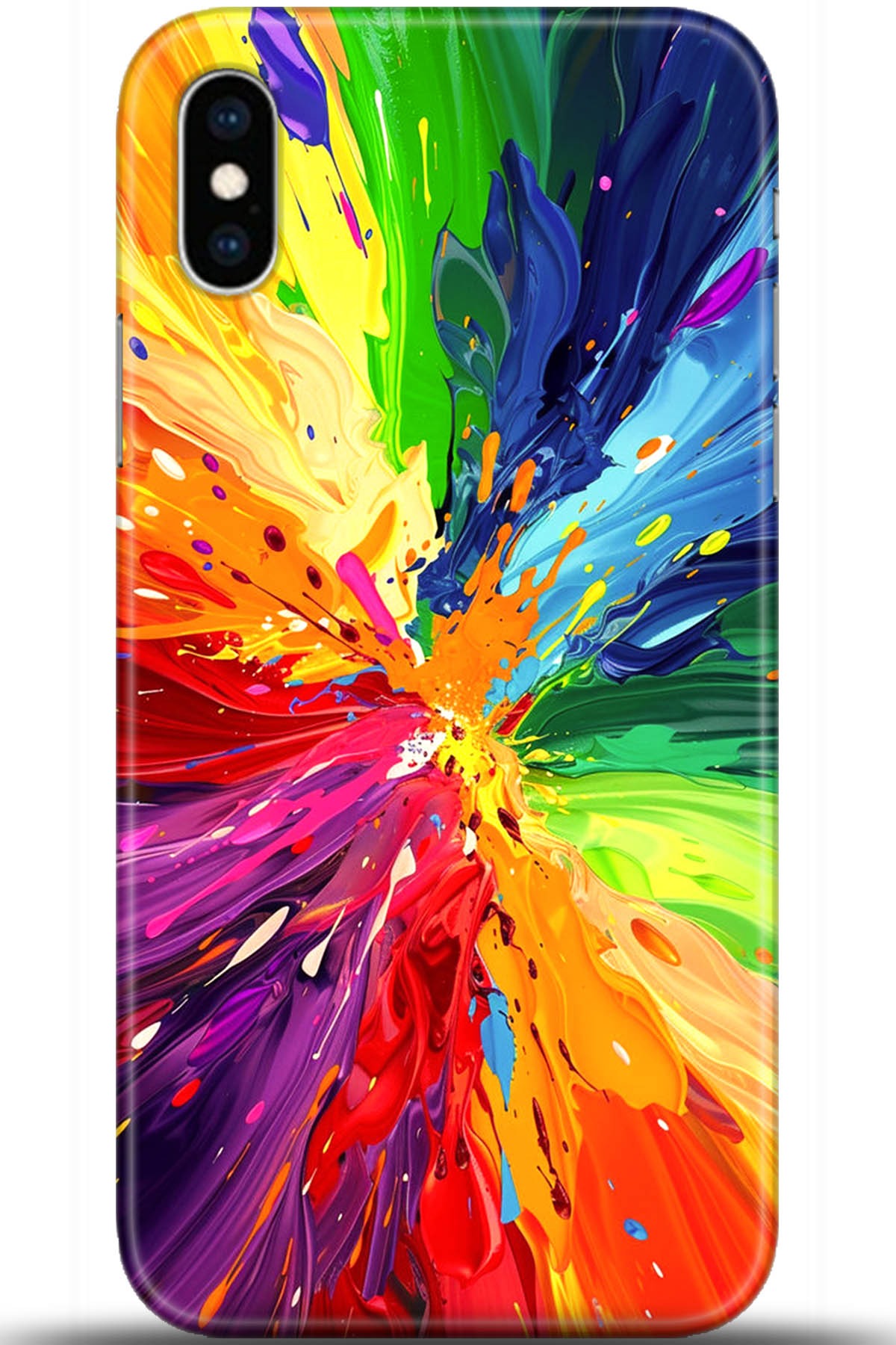 Apple iPhone XS Uyumlu Kılıf HD Baskılı Kılıf - Followed Institution 5513