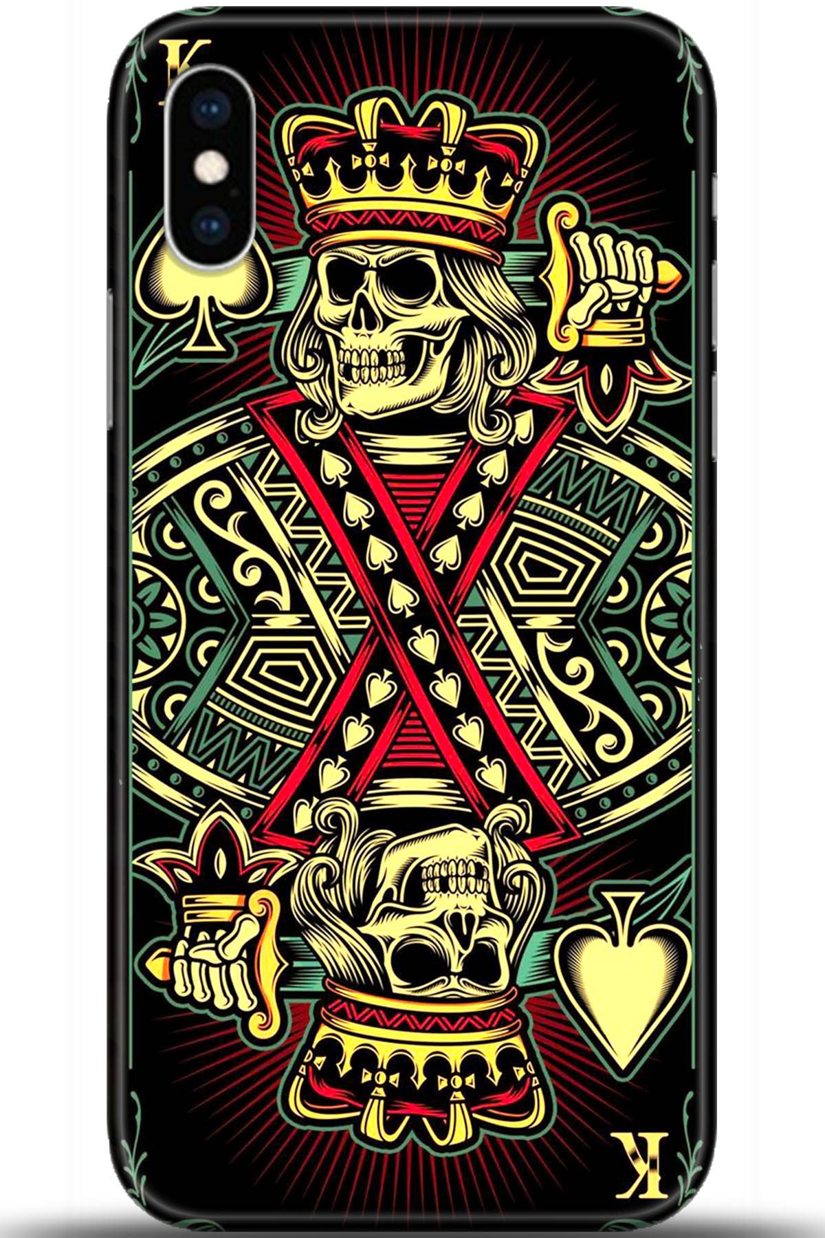 Apple iPhone XS Uyumlu Kılıf HD Baskılı Kılıf - Followed Institution 5553