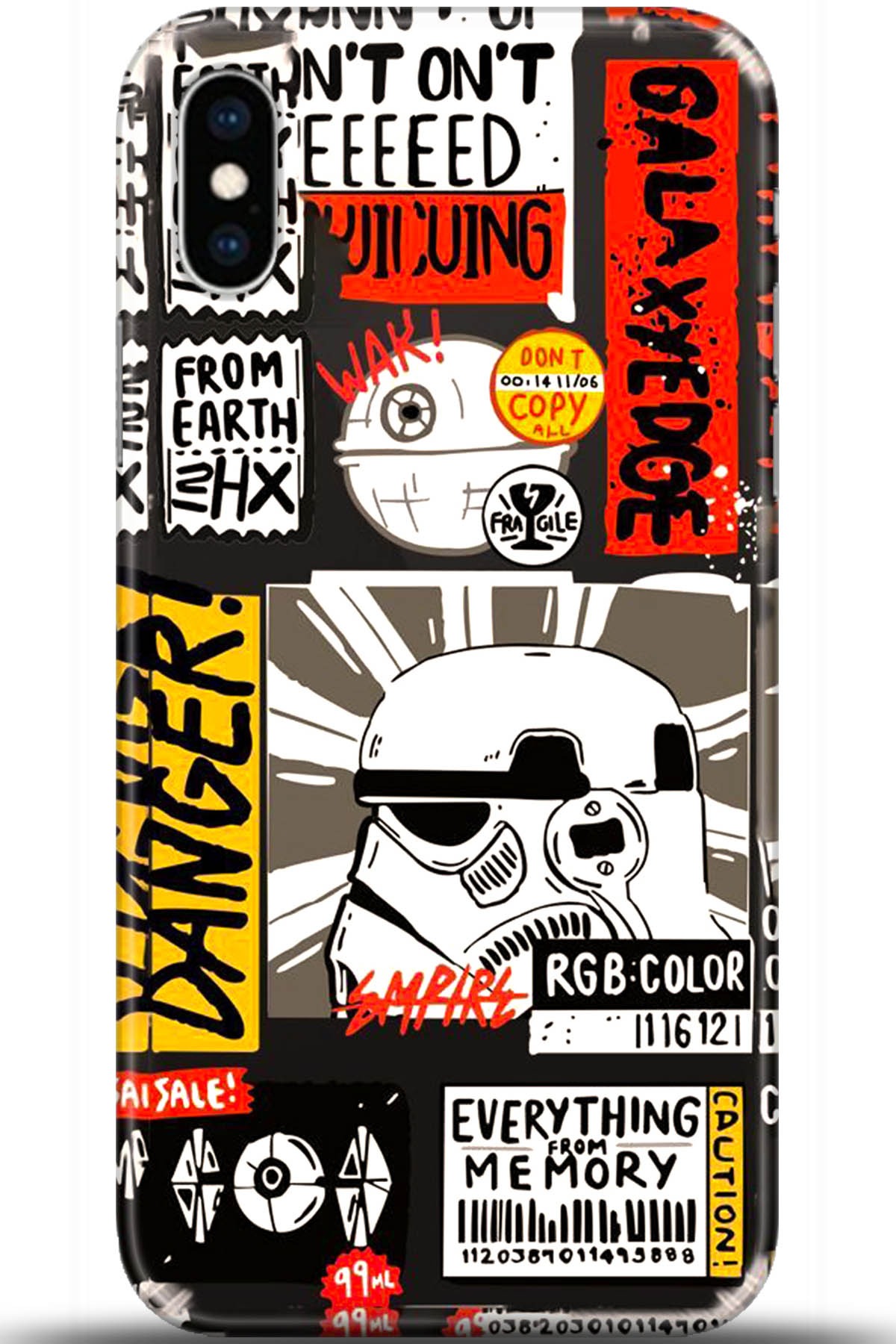 Apple iPhone XS Uyumlu Kılıf HD Baskılı Kılıf - Followed Institution 5555