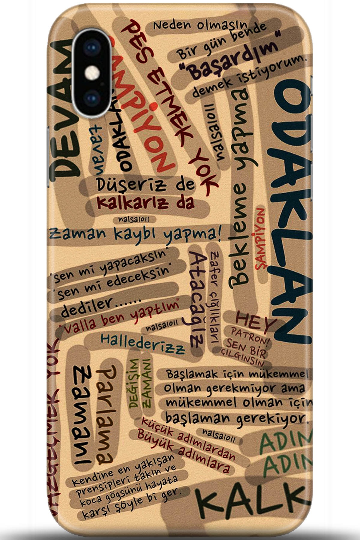 Apple iPhone XS Uyumlu Kılıf HD Baskılı Kılıf - Followed Institution 5586