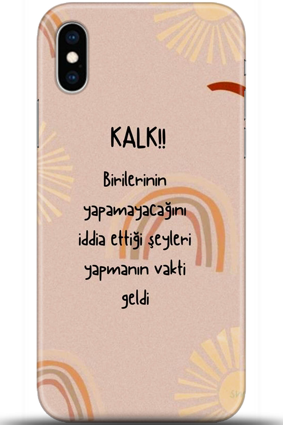 Apple iPhone XS Uyumlu Kılıf HD Baskılı Kılıf - Followed Institution 5688