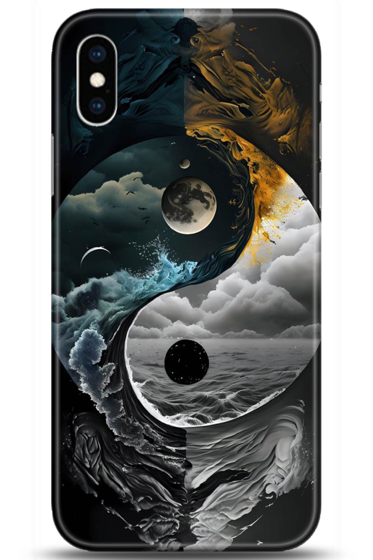 Apple iPhone XS Max Uyumlu Kılıf HD Baskılı Kılıf - Followed Institution 5177