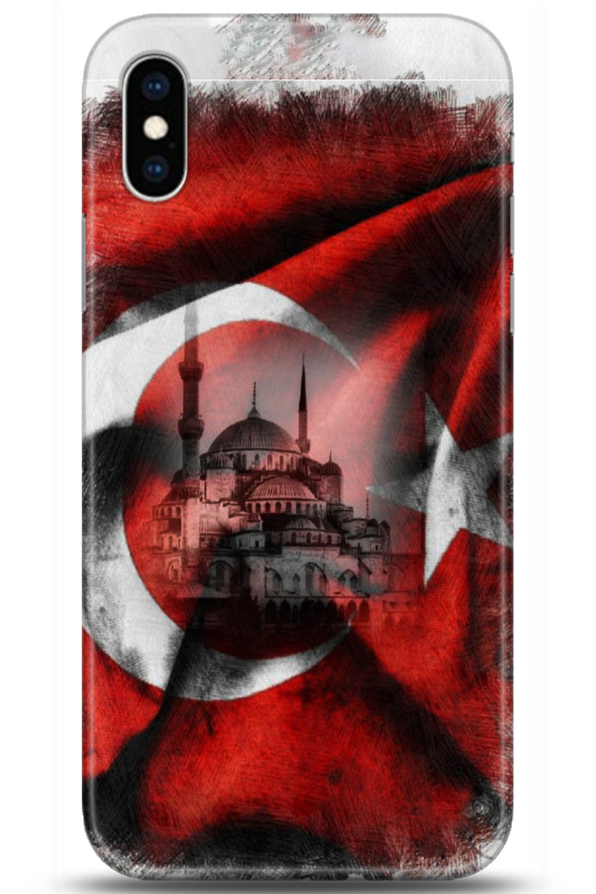 Apple iPhone XS Max Uyumlu Kılıf HD Baskılı Kılıf - Followed Institution 5178