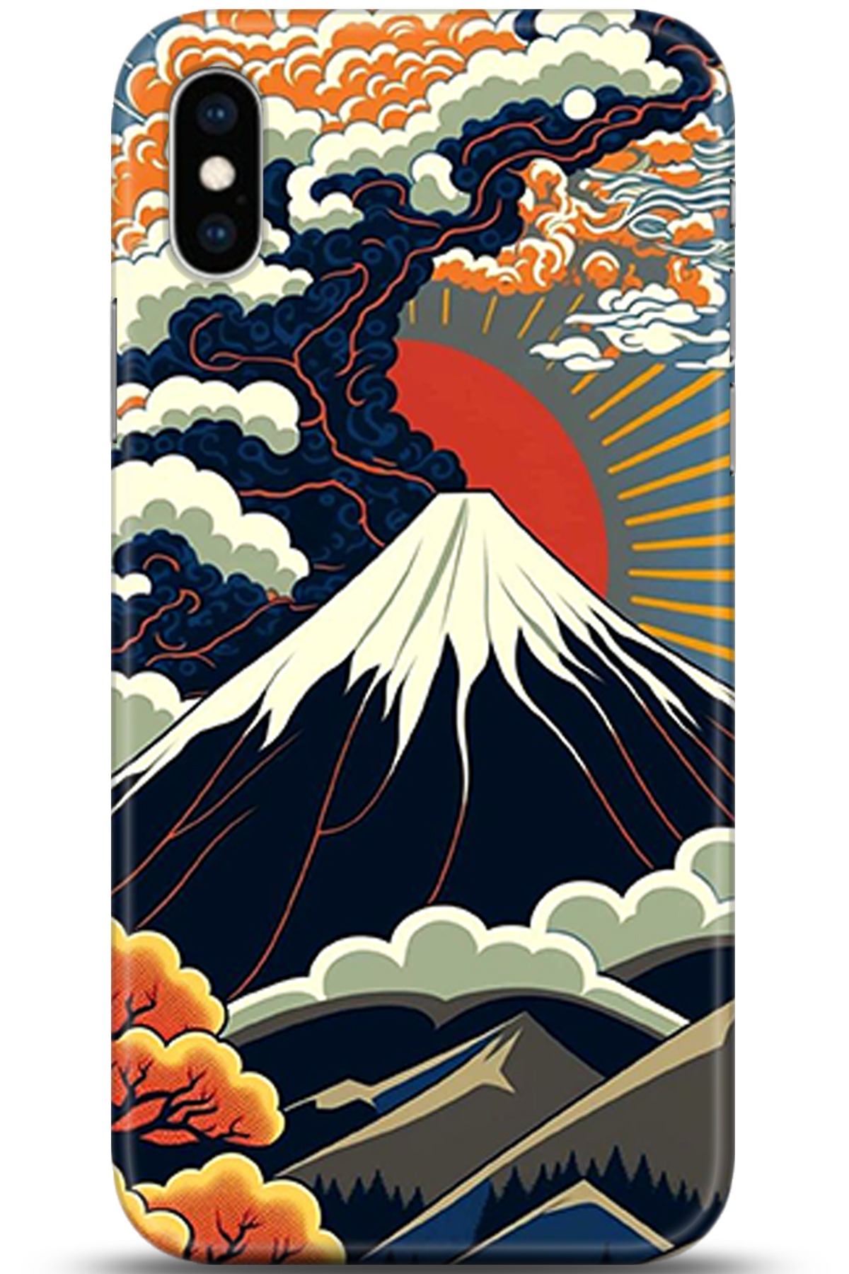 Apple iPhone XS Max Uyumlu Kılıf HD Baskılı Kılıf - Followed Institution 5342