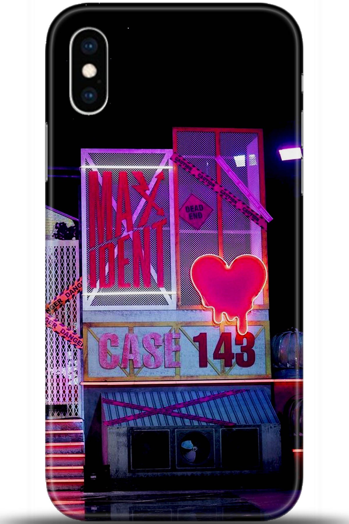 Apple iPhone XS Max Uyumlu Kılıf HD Baskılı Kılıf - Followed Institution 5448