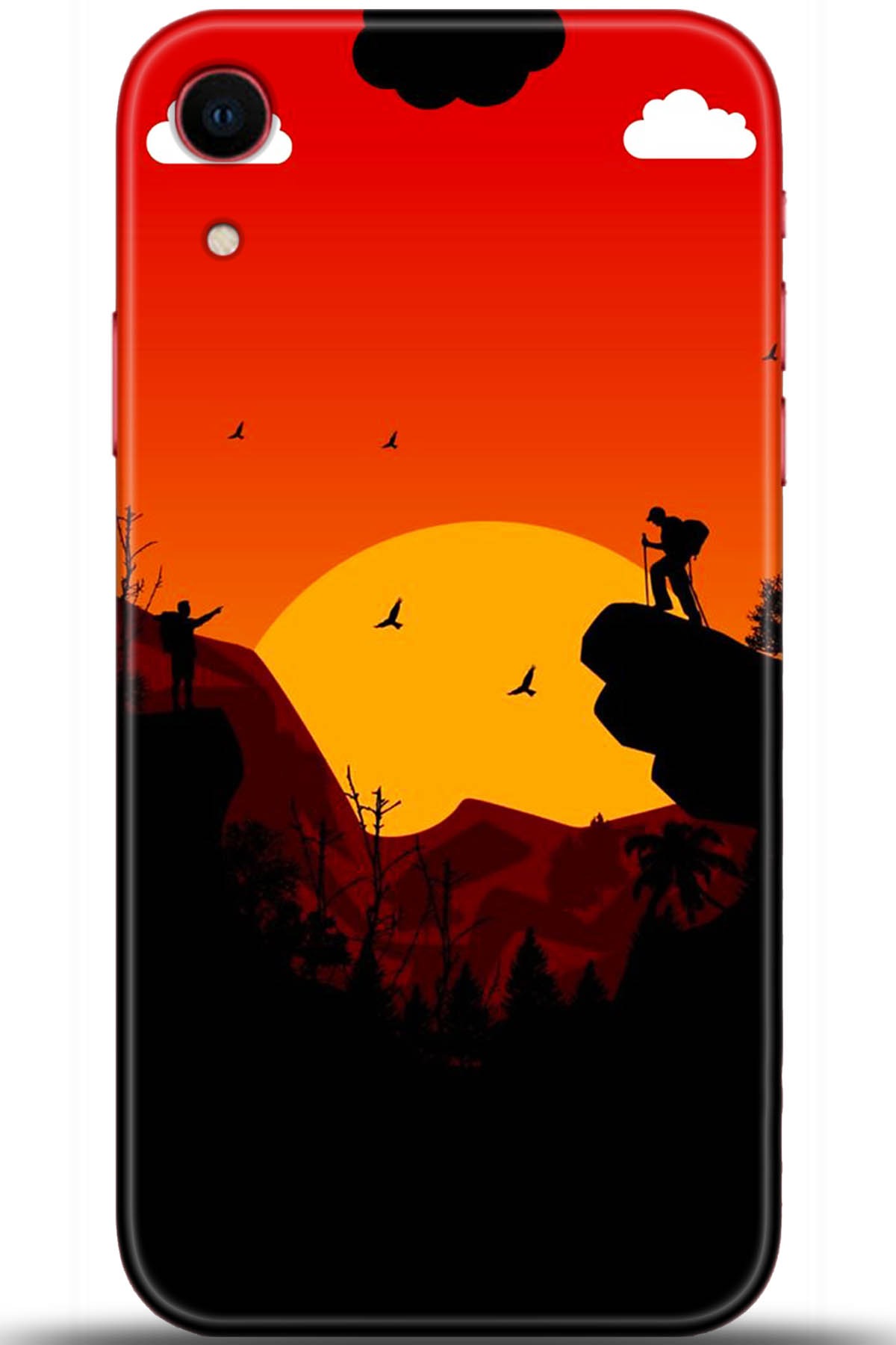 Apple iPhone XR Uyumlu Kılıf HD Baskılı Kılıf - Followed Institution 5407