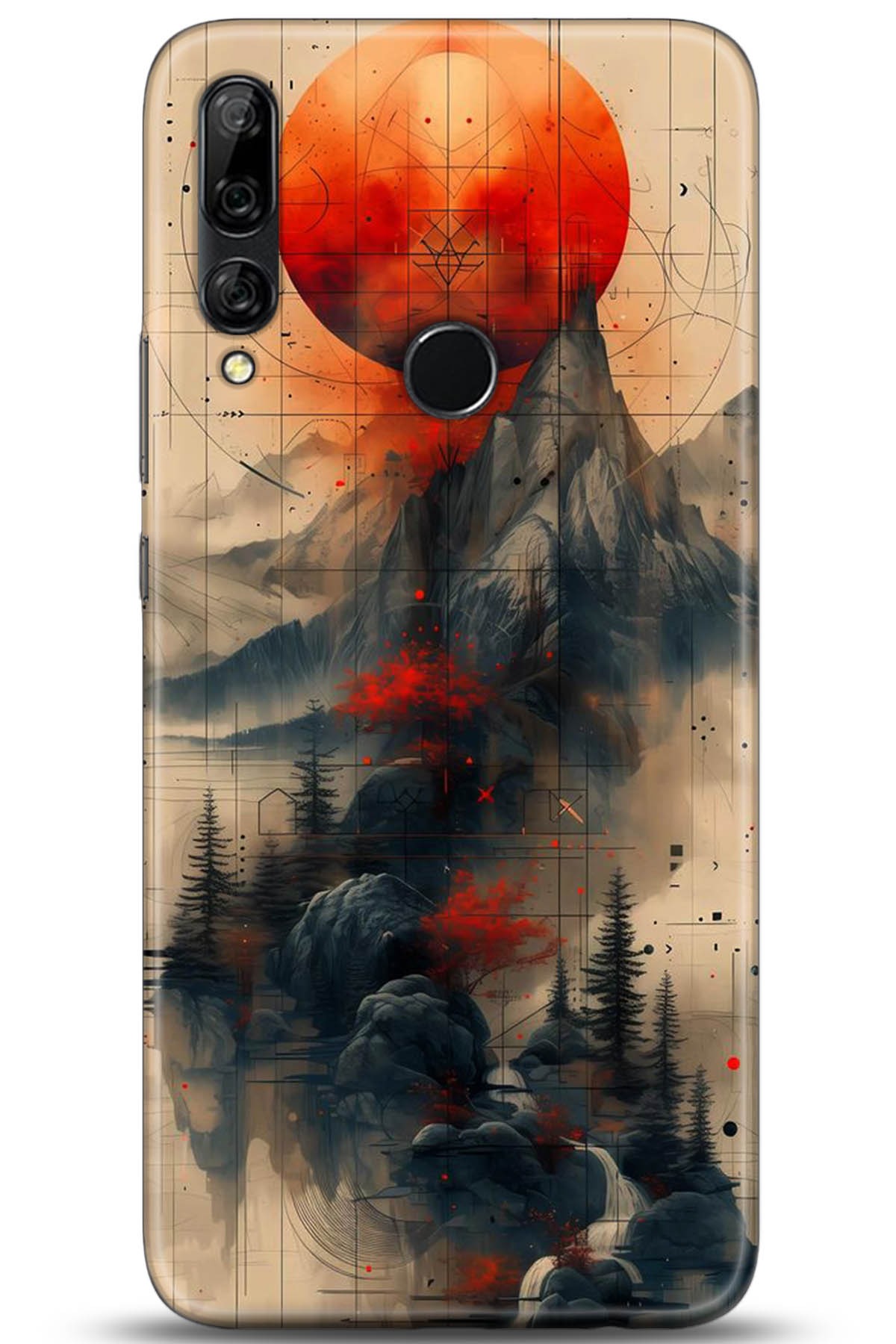 Huawei Y9 Prime 2019 Uyumlu Kılıf HD Baskılı Kılıf - Followed Institution 5244