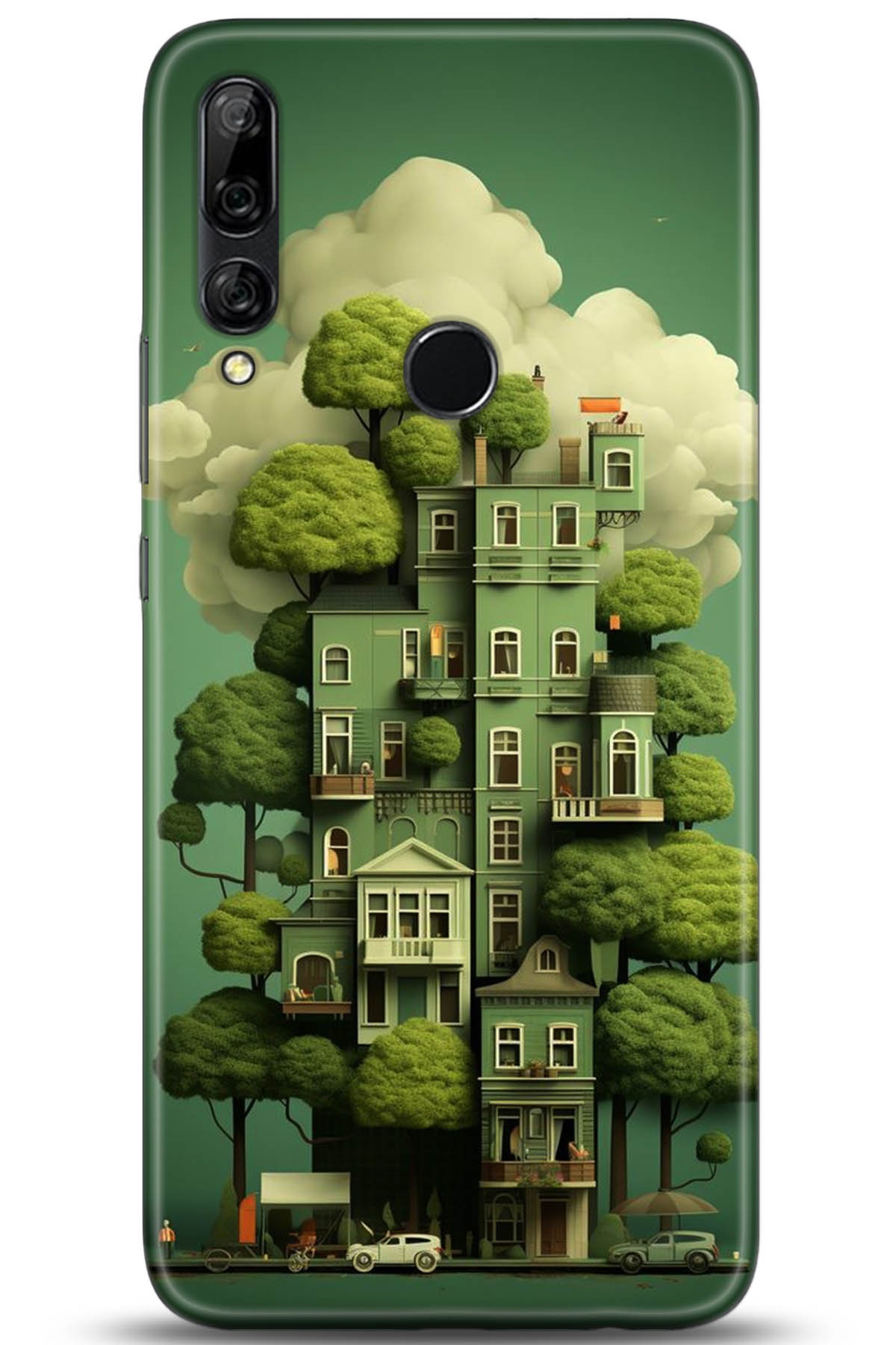 Huawei Y9 Prime 2019 Uyumlu Kılıf HD Baskılı Kılıf - Followed Institution 5273