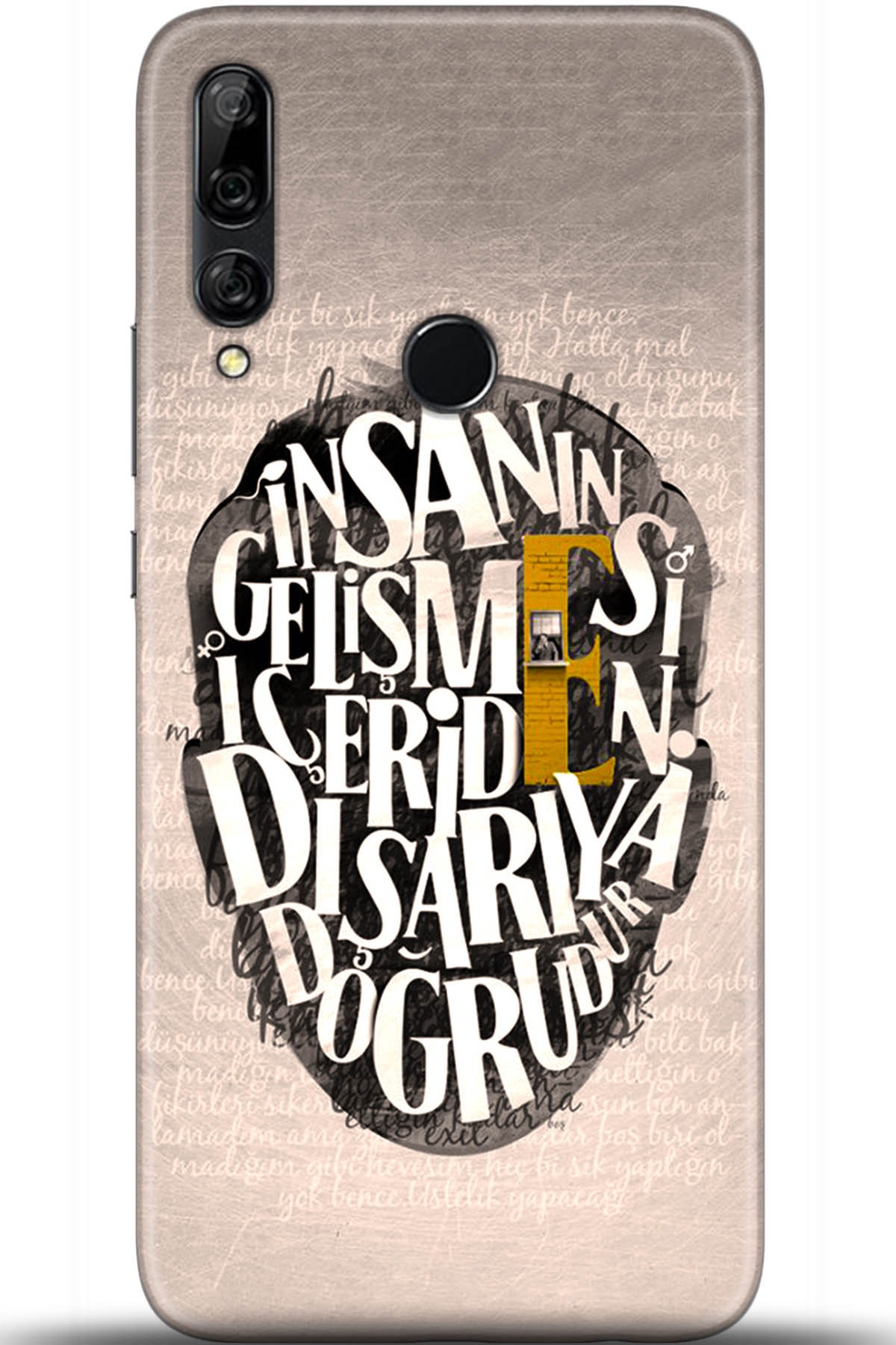 Huawei Y9 Prime 2019 Uyumlu Kılıf HD Baskılı Kılıf - Followed Institution 5587