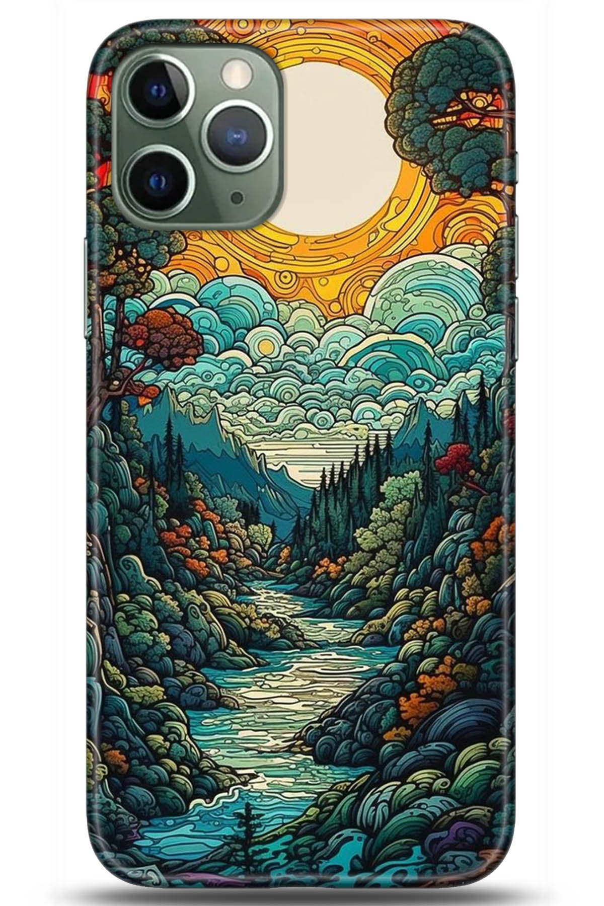 Apple iPhone 11 Pro Uyumlu Kılıf HD Baskılı Kılıf - Followed Institution 5198