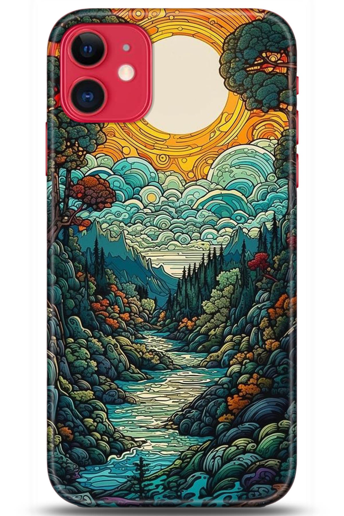 Apple iPhone 11 Kılıf HD Baskılı Kılıf - Followed Institution 5198