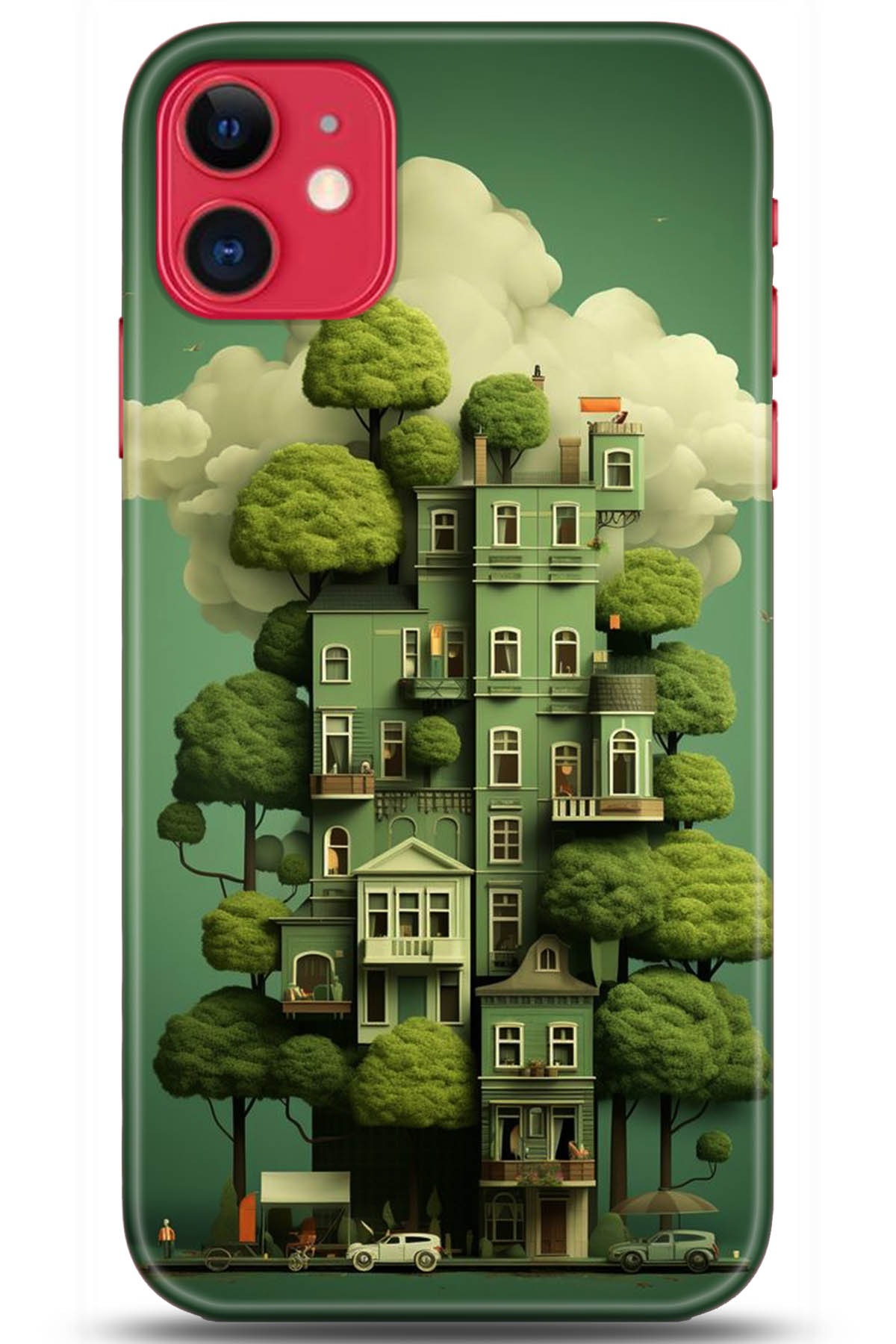 Apple iPhone 11 Kılıf HD Baskılı Kılıf - Followed Institution 5273