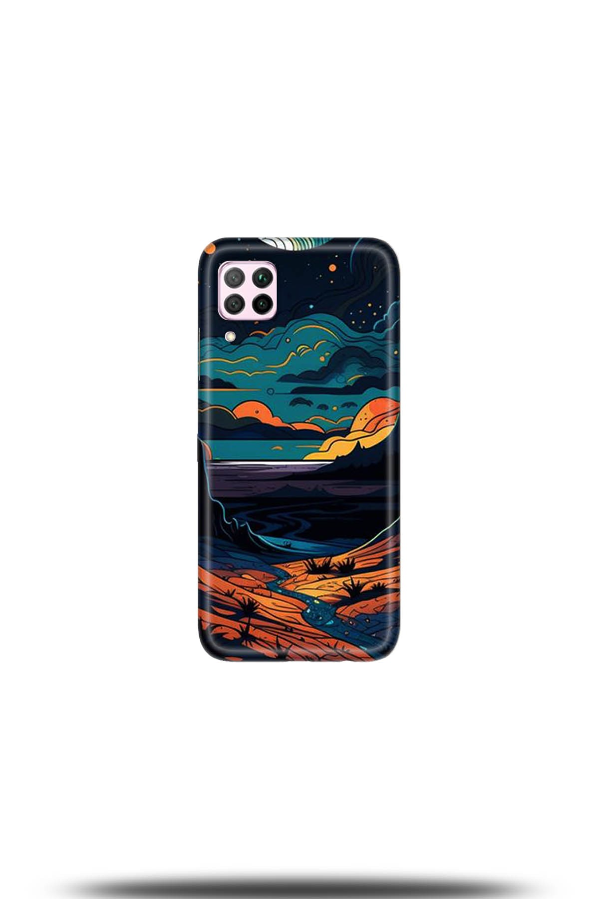 Huawei P40 Lite Uyumlu Kılıf HD Baskılı Kılıf - Followed Institution 5275