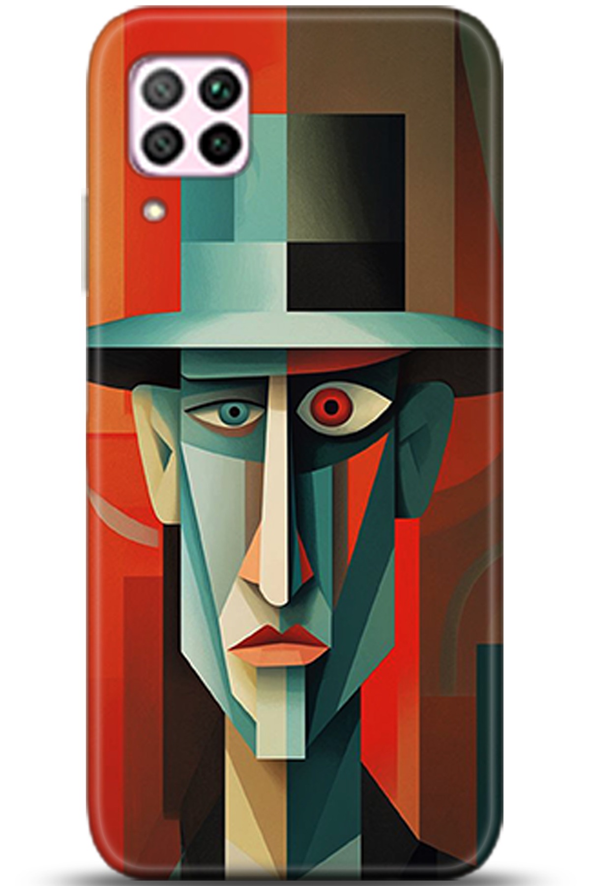 Huawei P40 Lite Uyumlu Kılıf HD Baskılı Kılıf - Followed Institution 5325