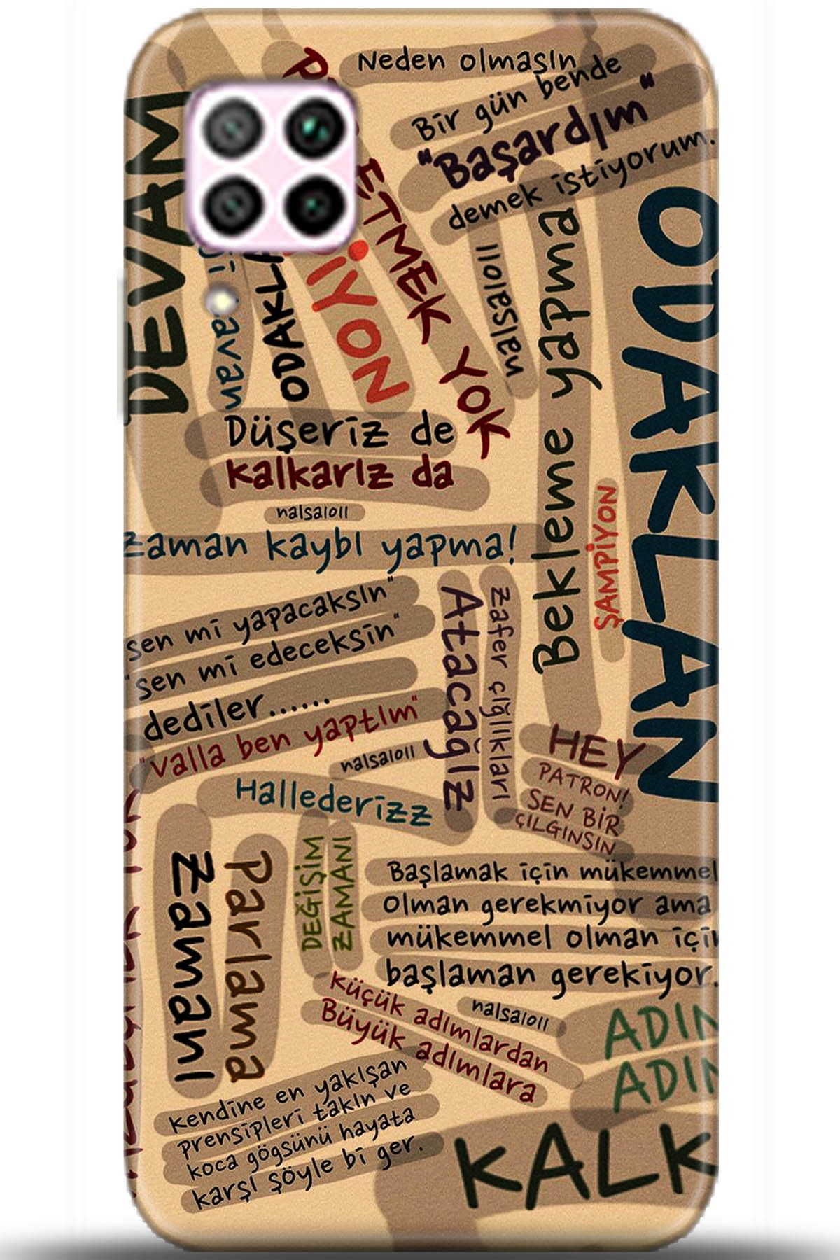 Huawei P40 Lite Uyumlu Kılıf HD Baskılı Kılıf - Followed Institution 5586