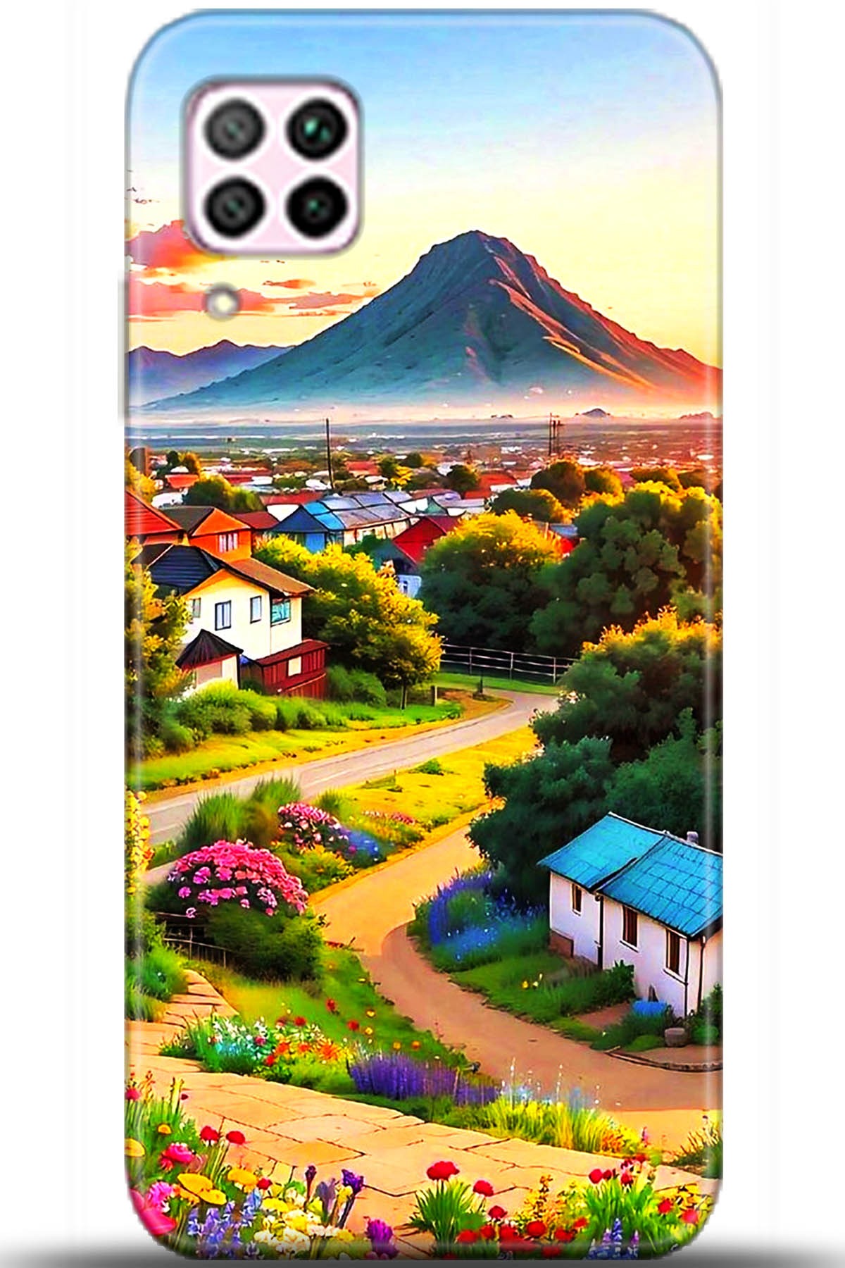 Huawei P40 Lite Uyumlu Kılıf HD Baskılı Kılıf - Followed Institution 5605