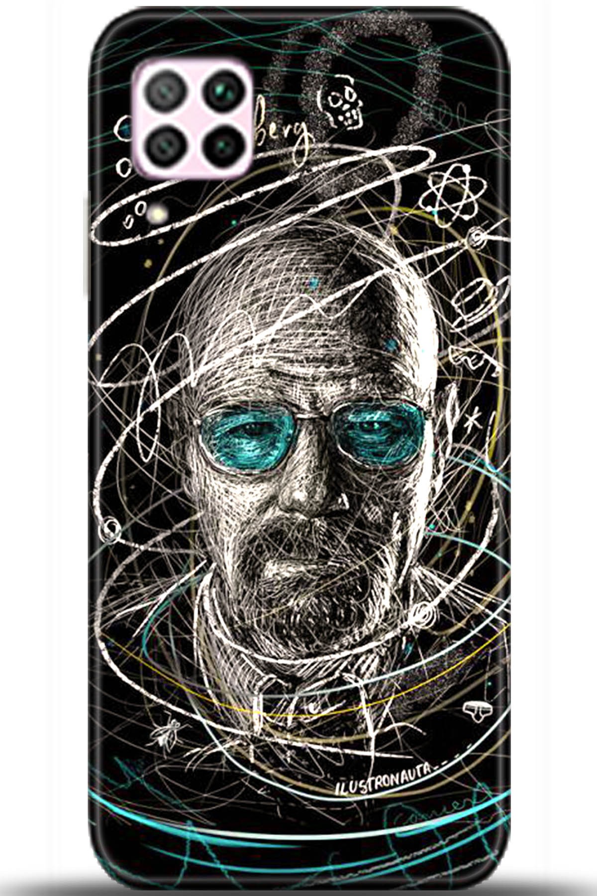 Huawei P40 Lite Uyumlu Kılıf HD Baskılı Kılıf - Followed Institution 5619