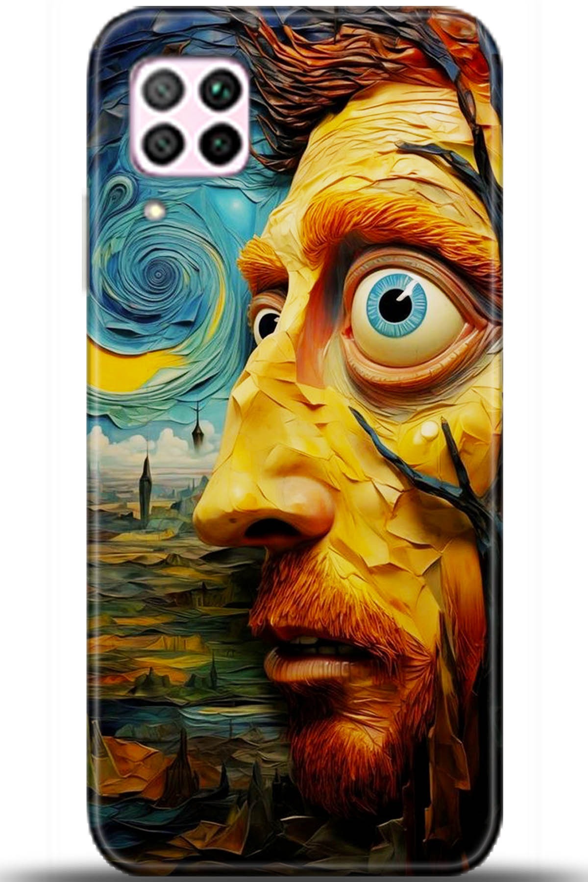 Huawei P40 Lite Uyumlu Kılıf HD Baskılı Kılıf - Followed Institution 5714