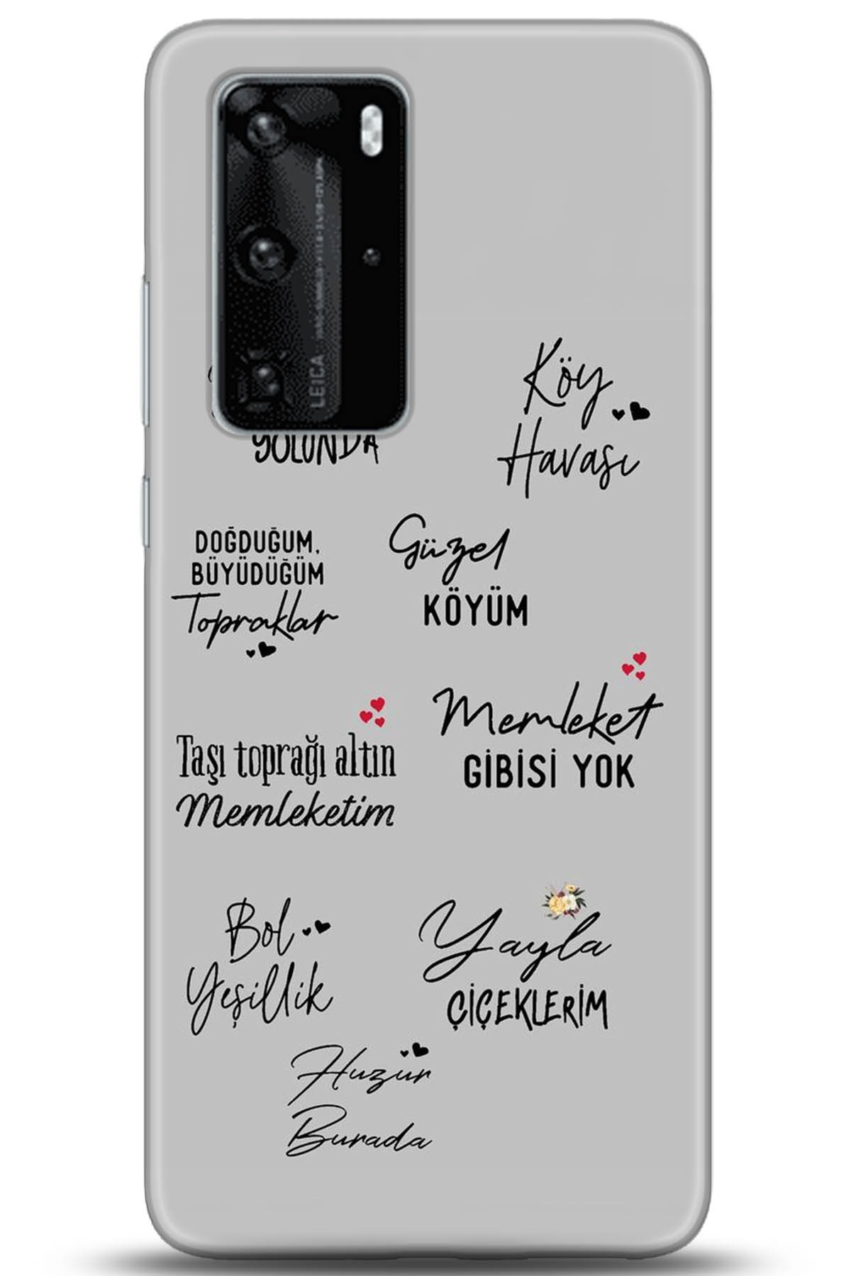 Huawei P40 Pro Uyumlu Kılıf HD Baskılı Kılıf - Followed Institution 5210