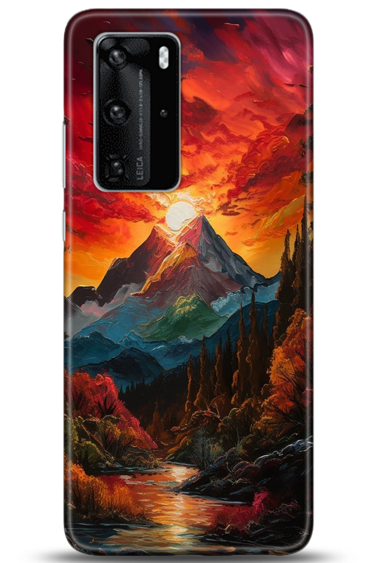 Huawei P40 Pro Uyumlu Kılıf HD Baskılı Kılıf - Followed Institution 5224