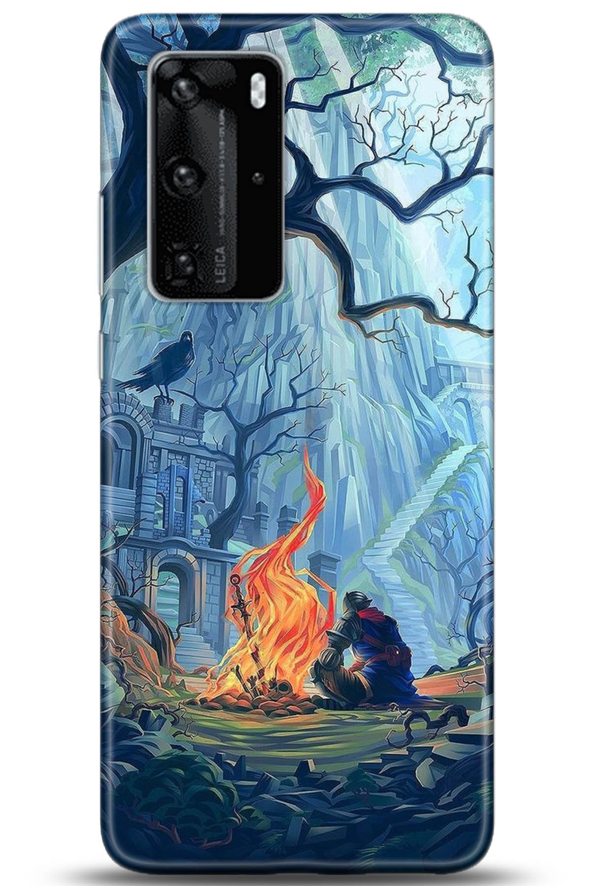 Huawei P40 Pro Uyumlu Kılıf HD Baskılı Kılıf - Followed Institution 5308