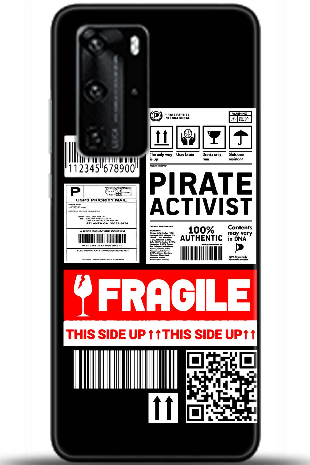 Huawei P40 Pro Uyumlu Kılıf HD Baskılı Kılıf - Followed Institution 5447