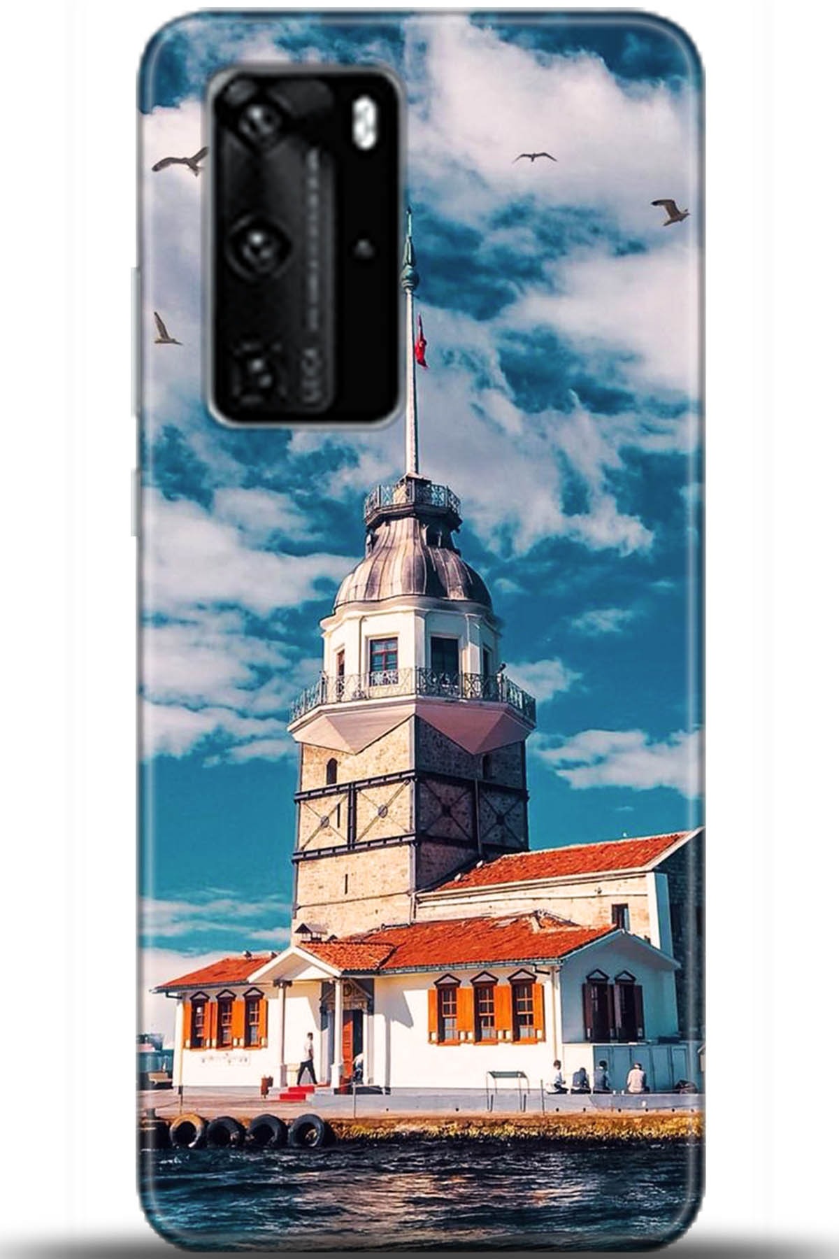 Huawei P40 Pro Uyumlu Kılıf HD Baskılı Kılıf - Followed Institution 5547