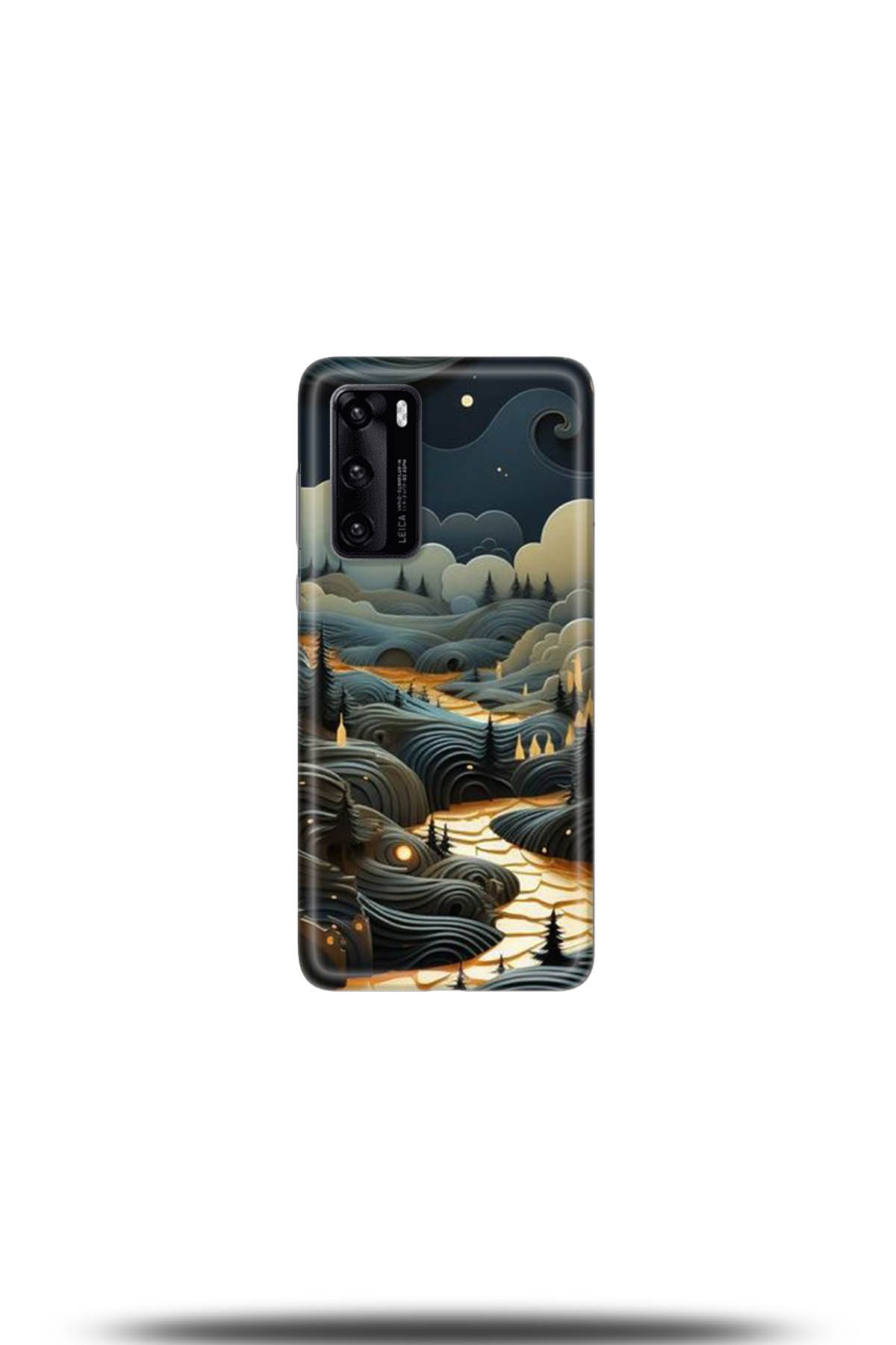 Huawei P40 Uyumlu Kılıf HD Baskılı Kılıf - Followed Institution 5268