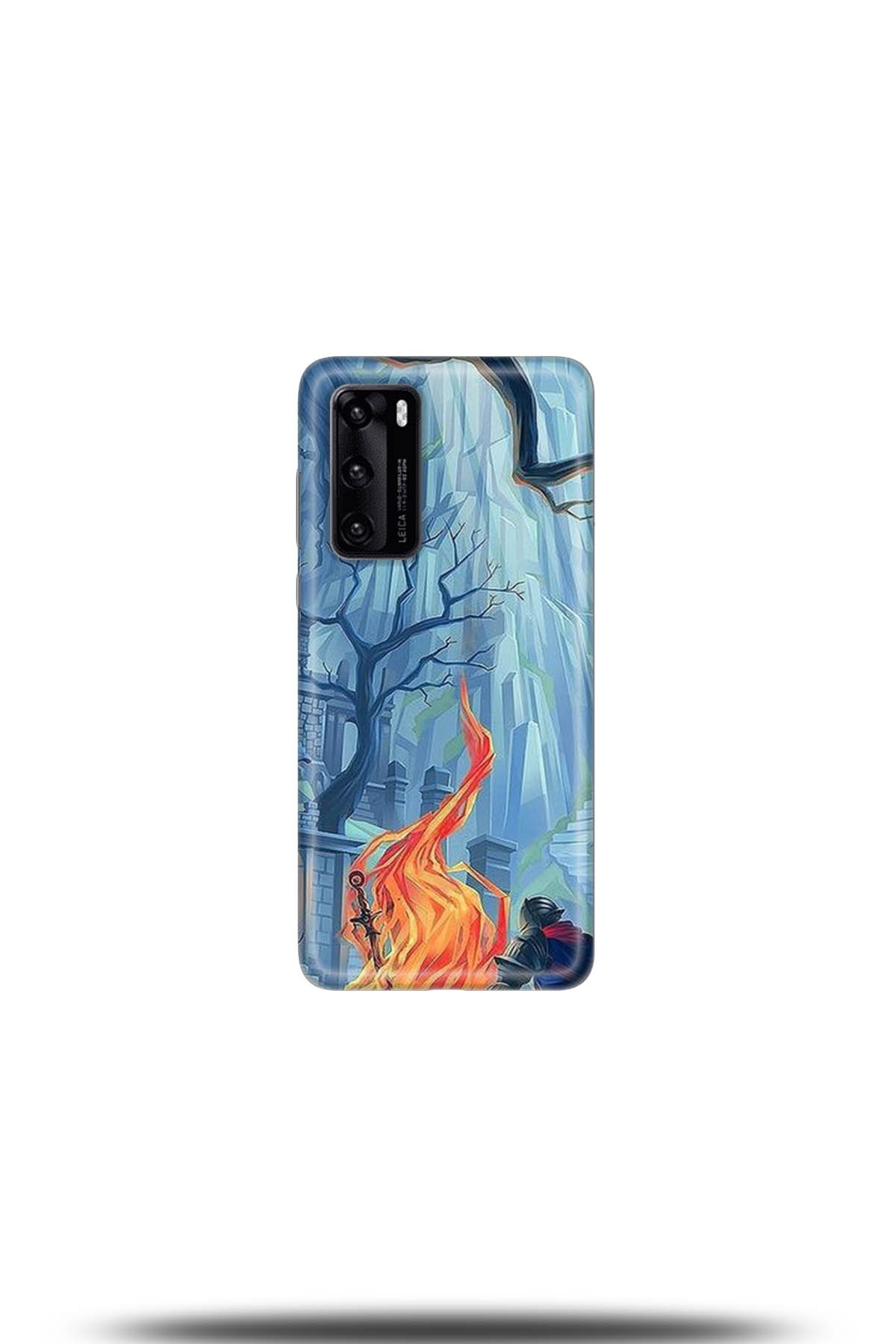 Huawei P40 Uyumlu Kılıf HD Baskılı Kılıf - Followed Institution 5308