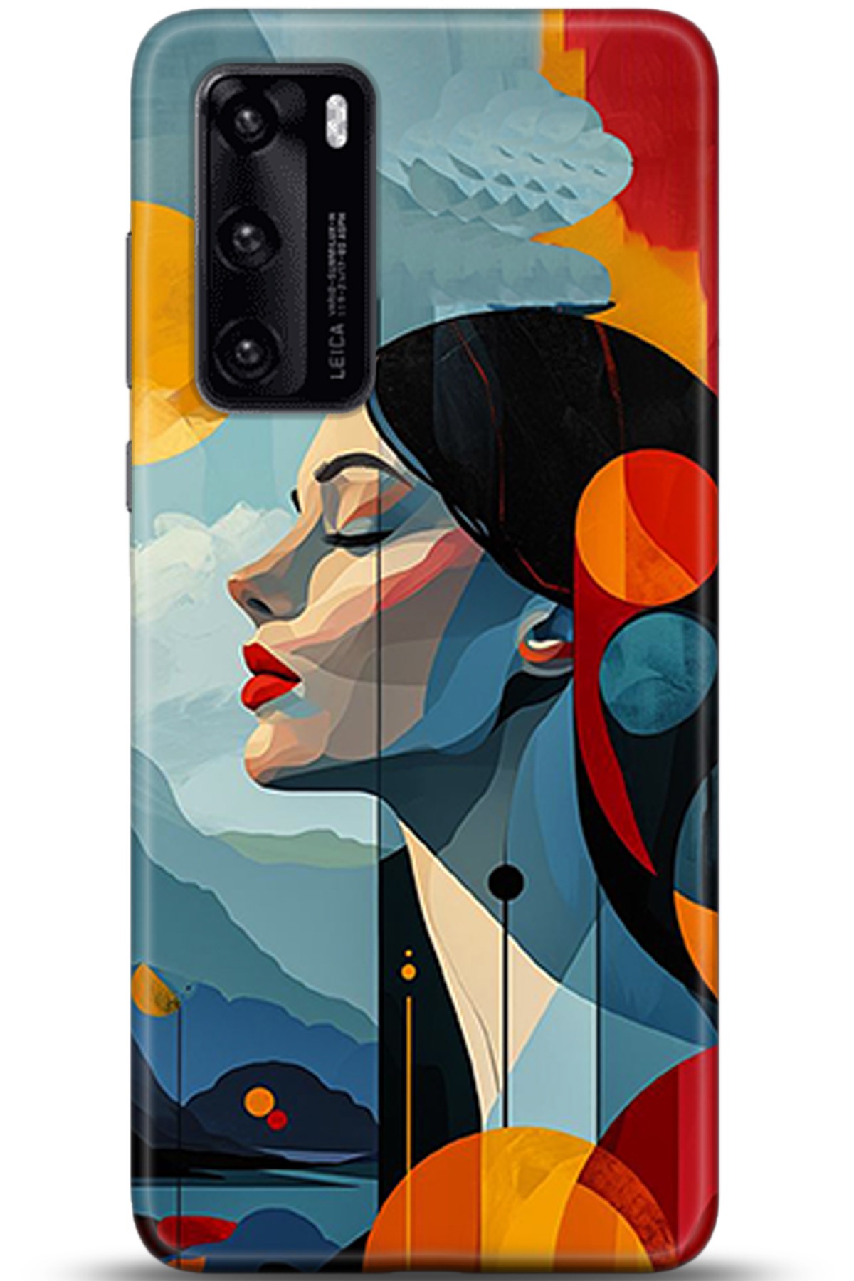 Huawei P40 Uyumlu Kılıf HD Baskılı Kılıf - Followed Institution 5367