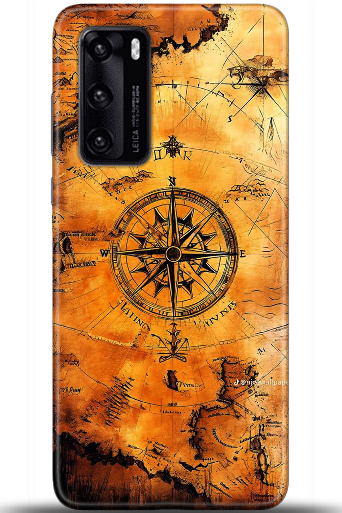 Huawei P40 Uyumlu Kılıf HD Baskılı Kılıf - Followed Institution 5383