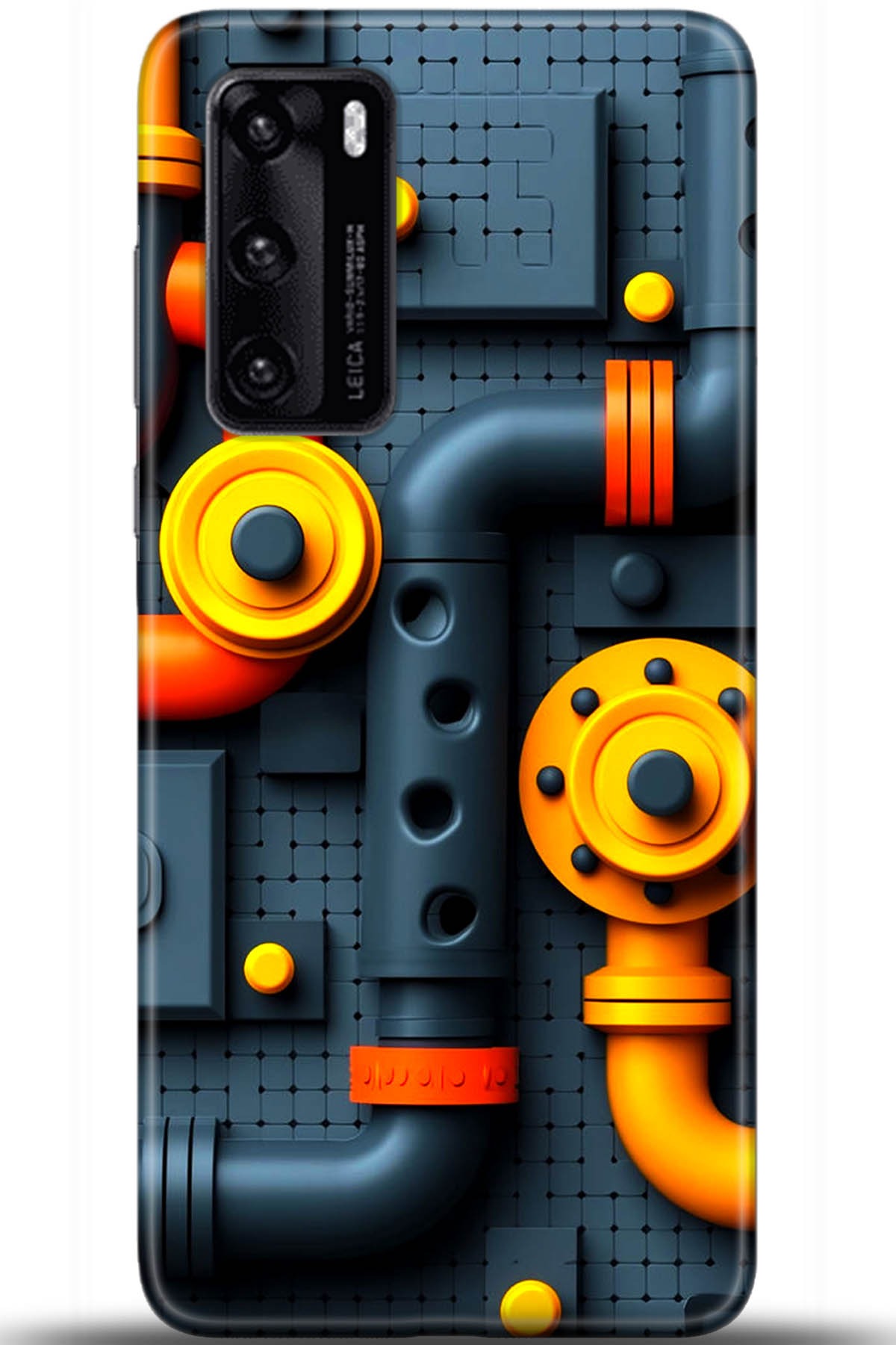 Huawei P40 Uyumlu Kılıf HD Baskılı Kılıf - Followed Institution 5466