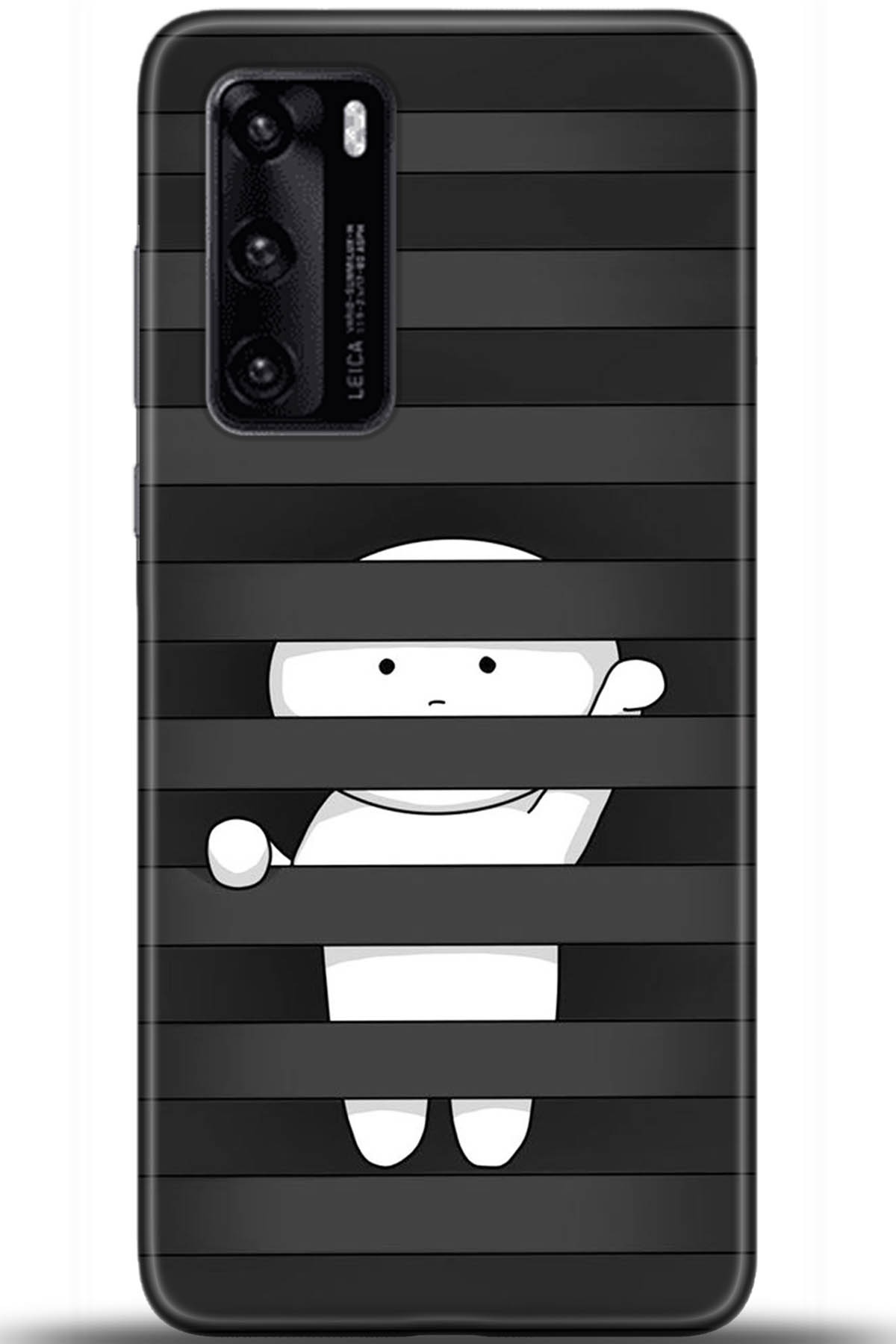 Huawei P40 Uyumlu Kılıf HD Baskılı Kılıf - Followed Institution 5478