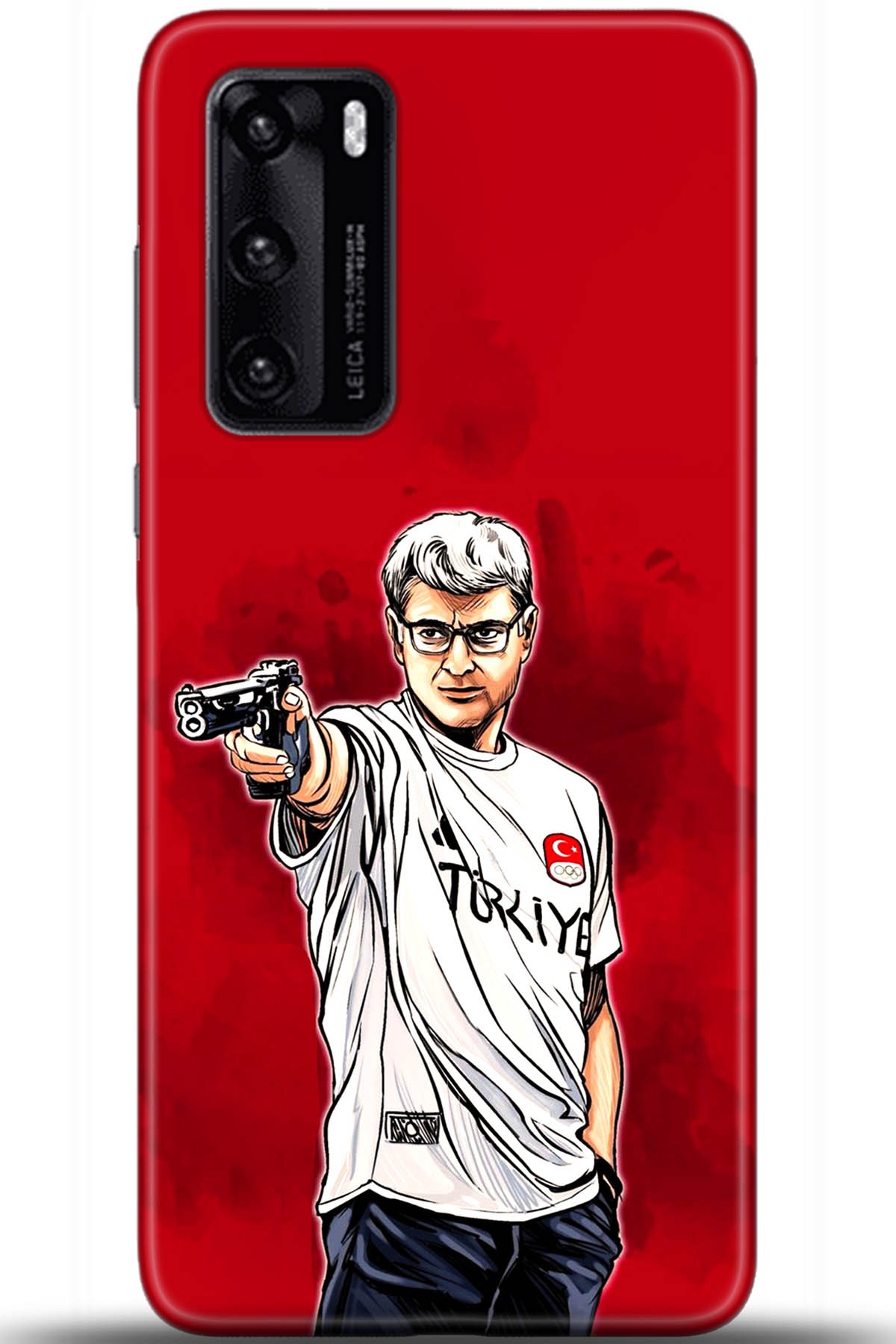 Huawei P40 Uyumlu Kılıf HD Baskılı Kılıf - Followed Institution 5533