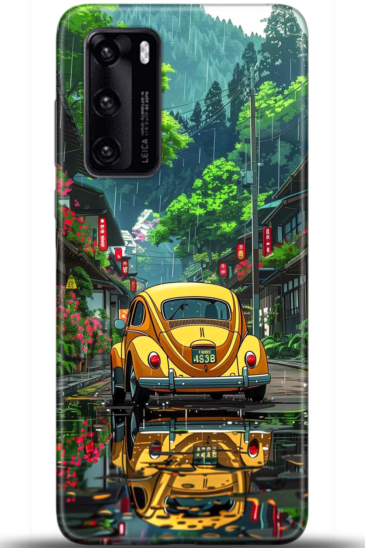 Huawei P40 Uyumlu Kılıf HD Baskılı Kılıf - Followed Institution 5561